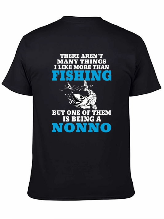 Fishing Nonno T-Shirt - Fisherman Grandpa Tee