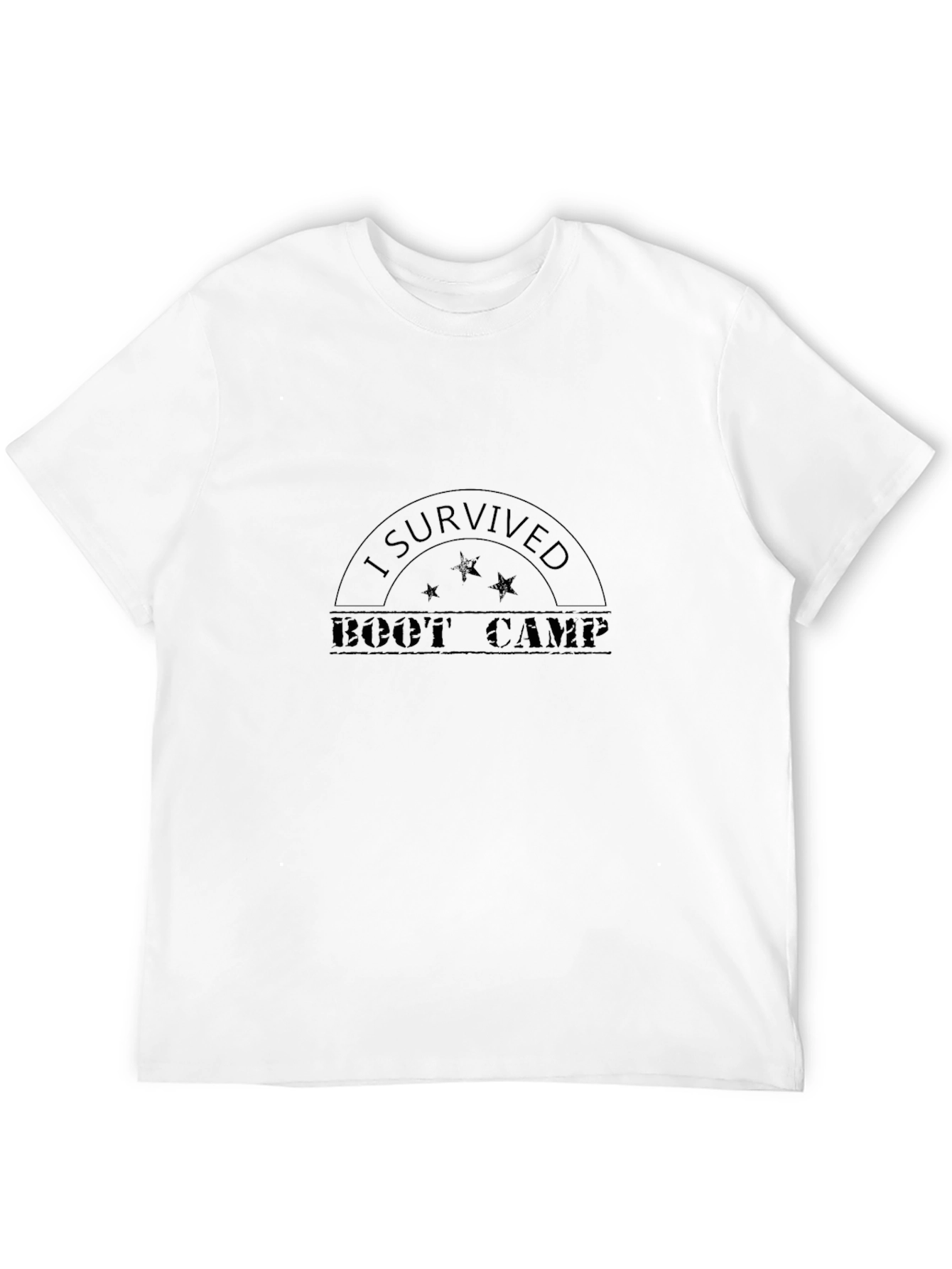 I Survived Boot Camp Graphic Tee - Black