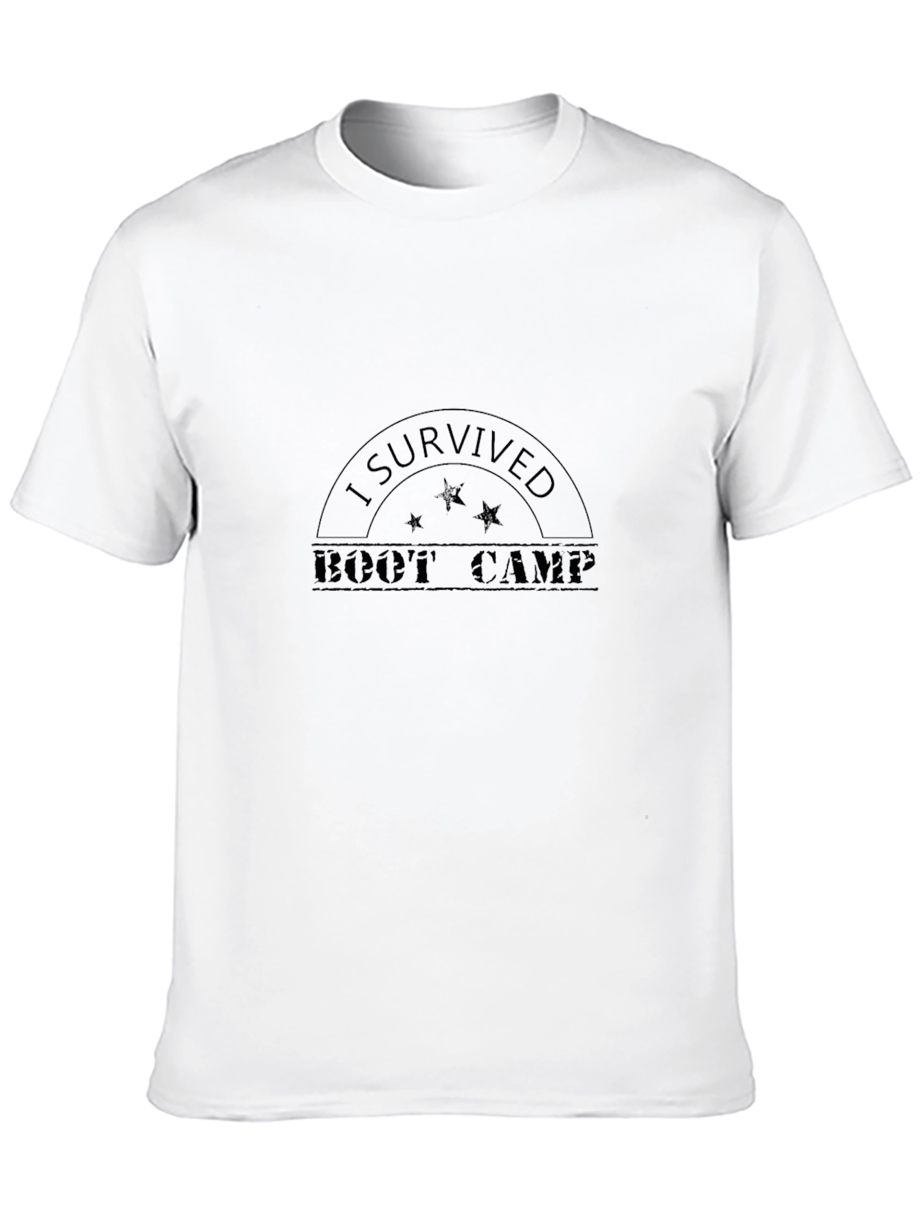I Survived Boot Camp Graphic Tee - Black