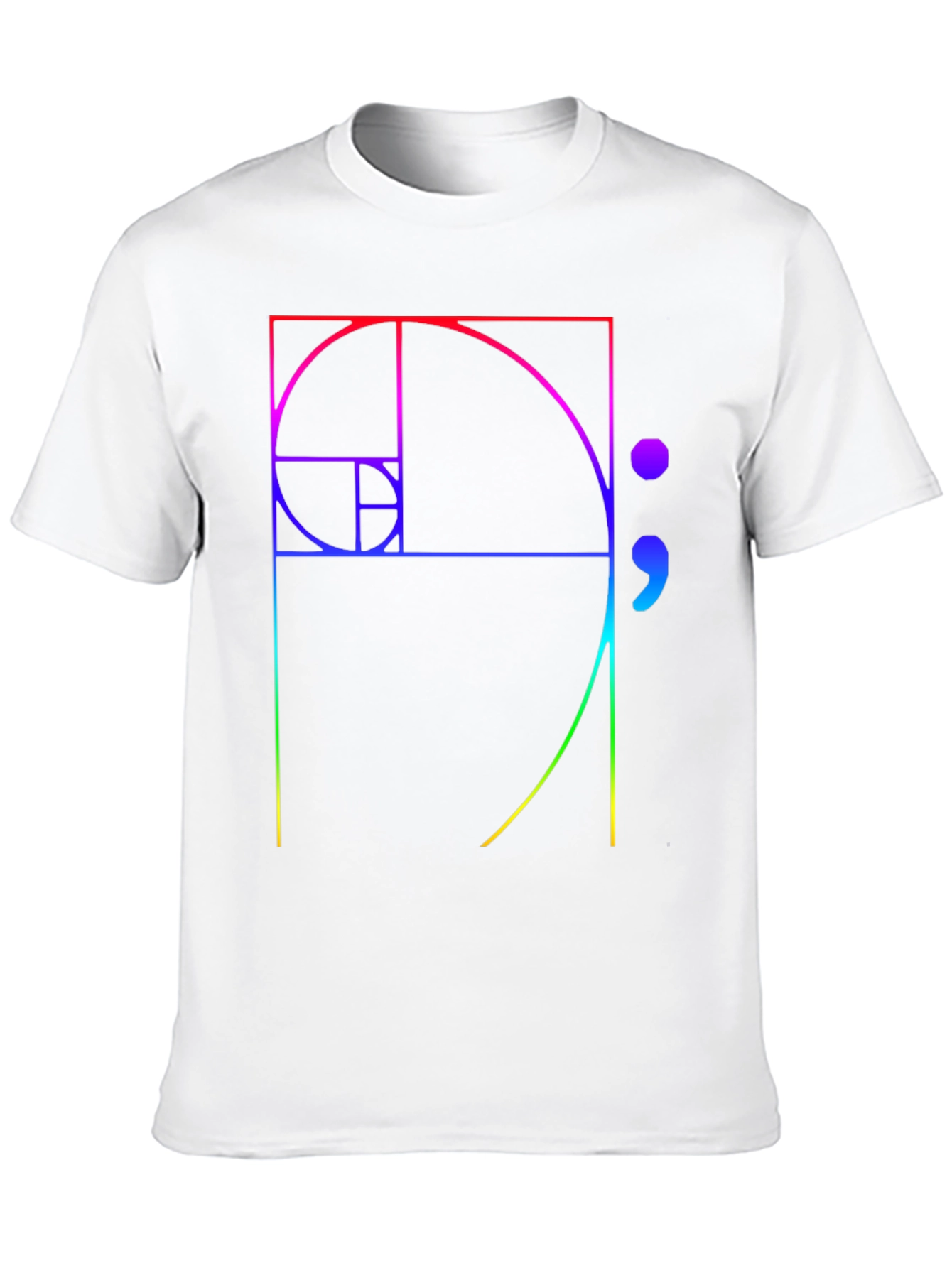 Golden Ratio Fibonacci Sequence Graphic Tee