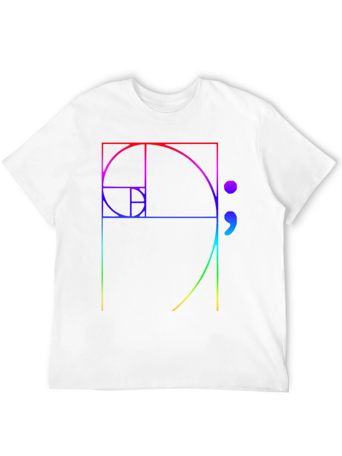 Golden Ratio Fibonacci Sequence Graphic Tee