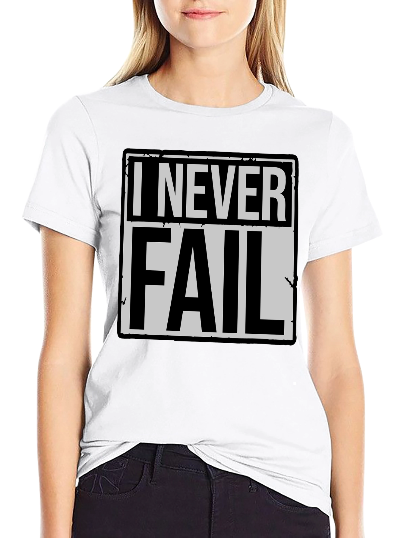I Never Fail Graphic Tee - Bold Statement T-Shirt