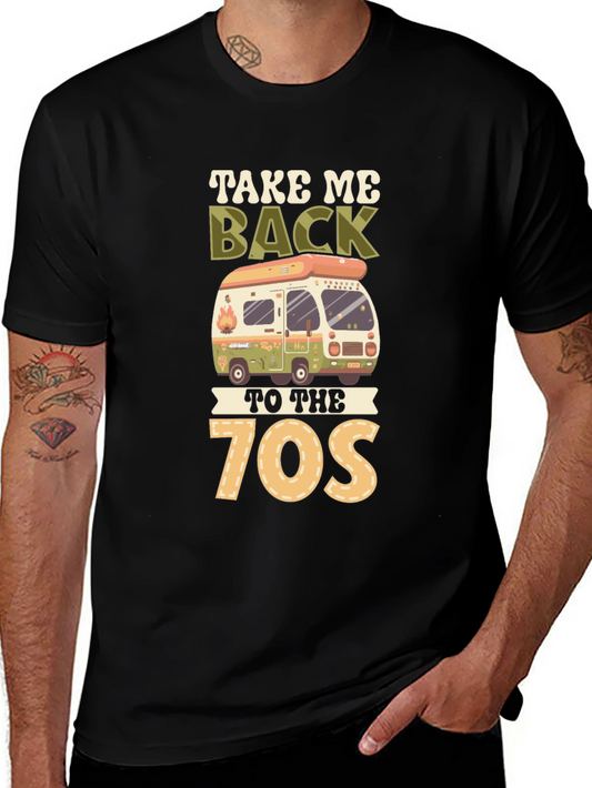 Retro 70s Camping T-Shirt - Take Me Back
