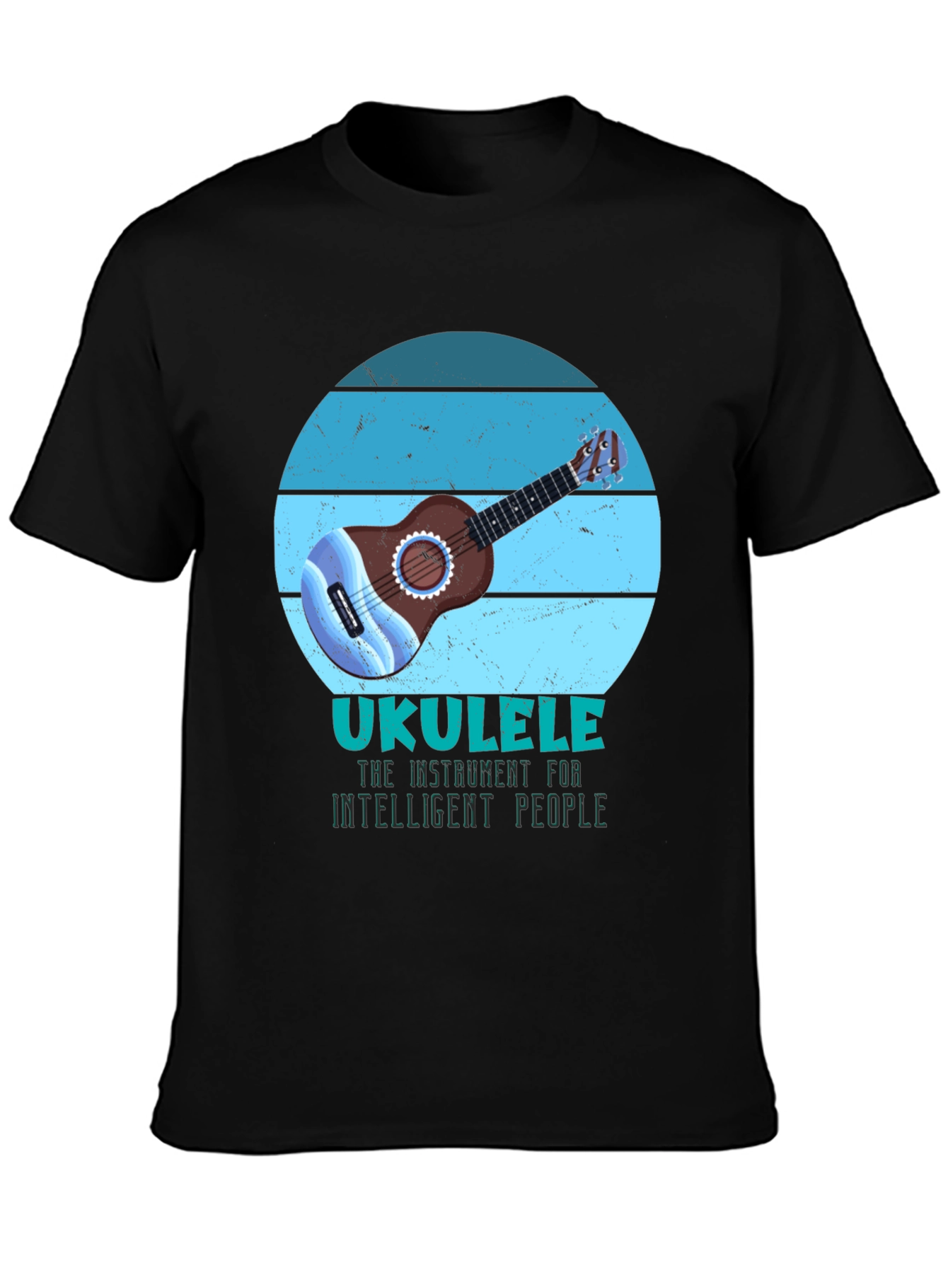 Ukulele Intelligent People Graphic Tee