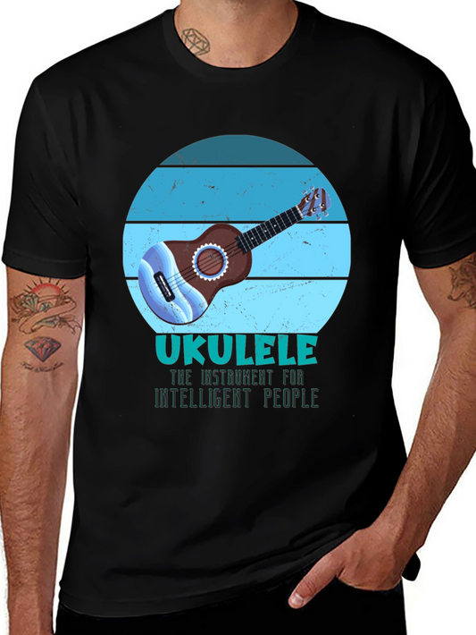 Ukulele Intelligent People Graphic Tee
