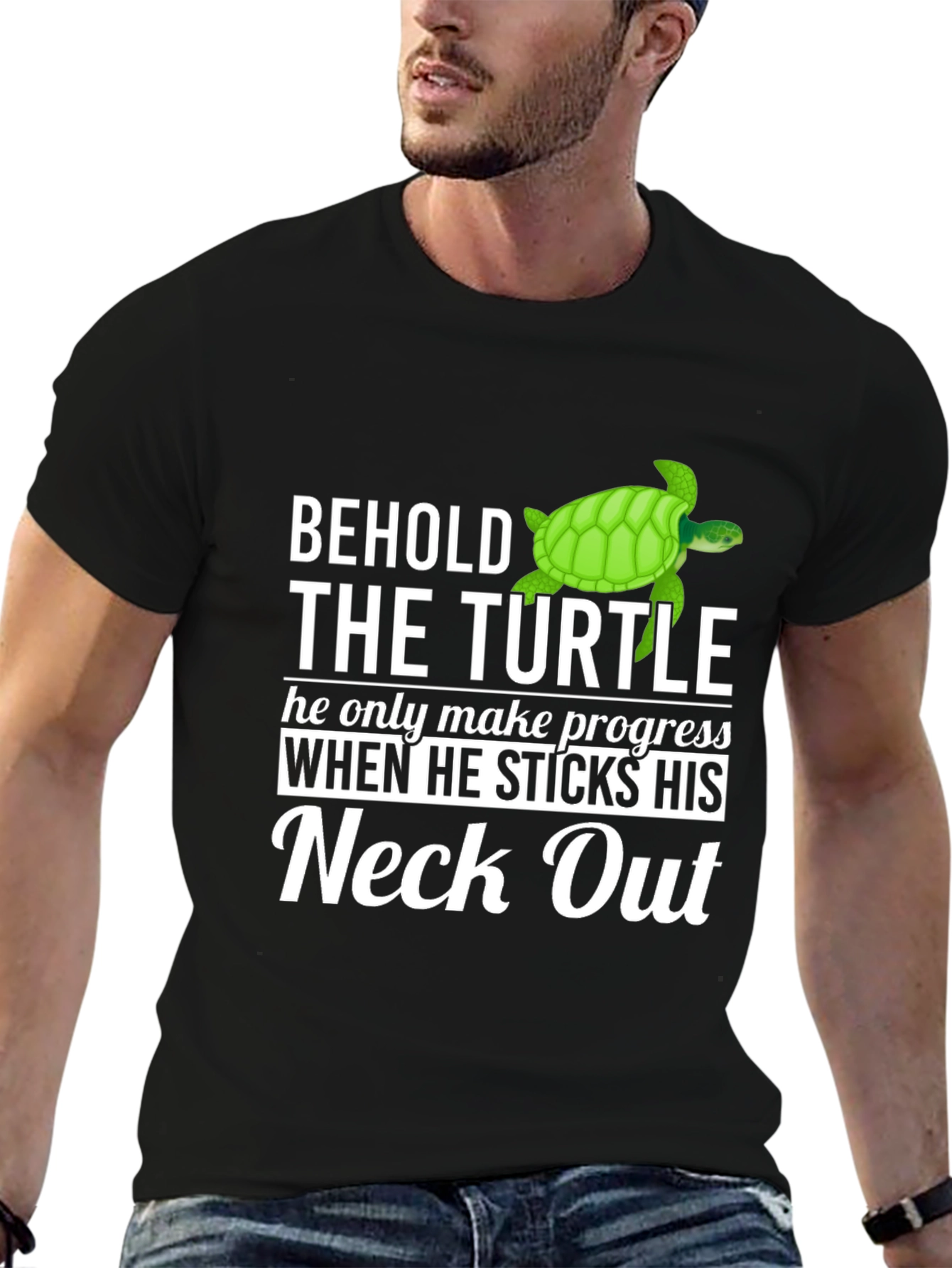 Behold The Turtle T-Shirt - Funny Graphic Tee
