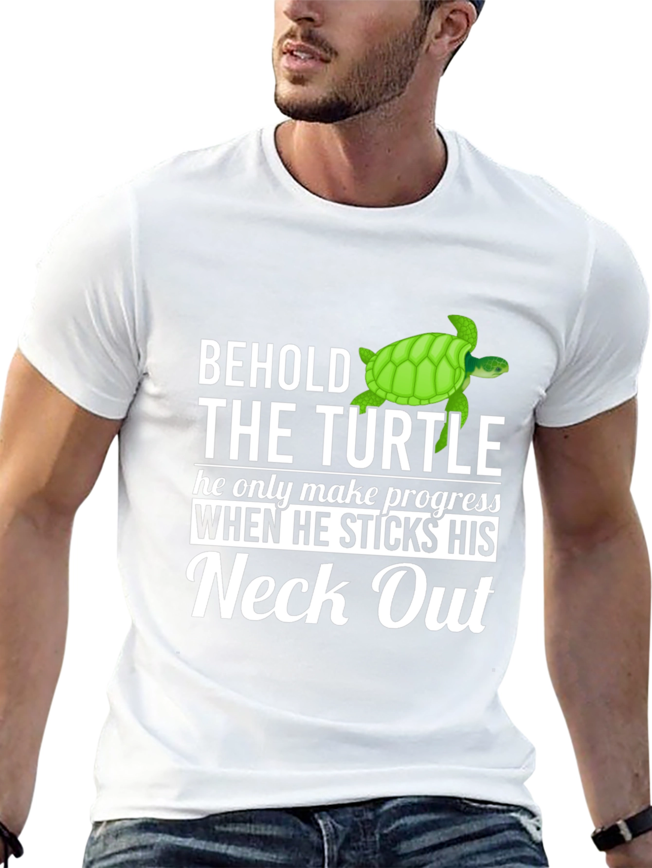 Behold The Turtle T-Shirt - Funny Graphic Tee