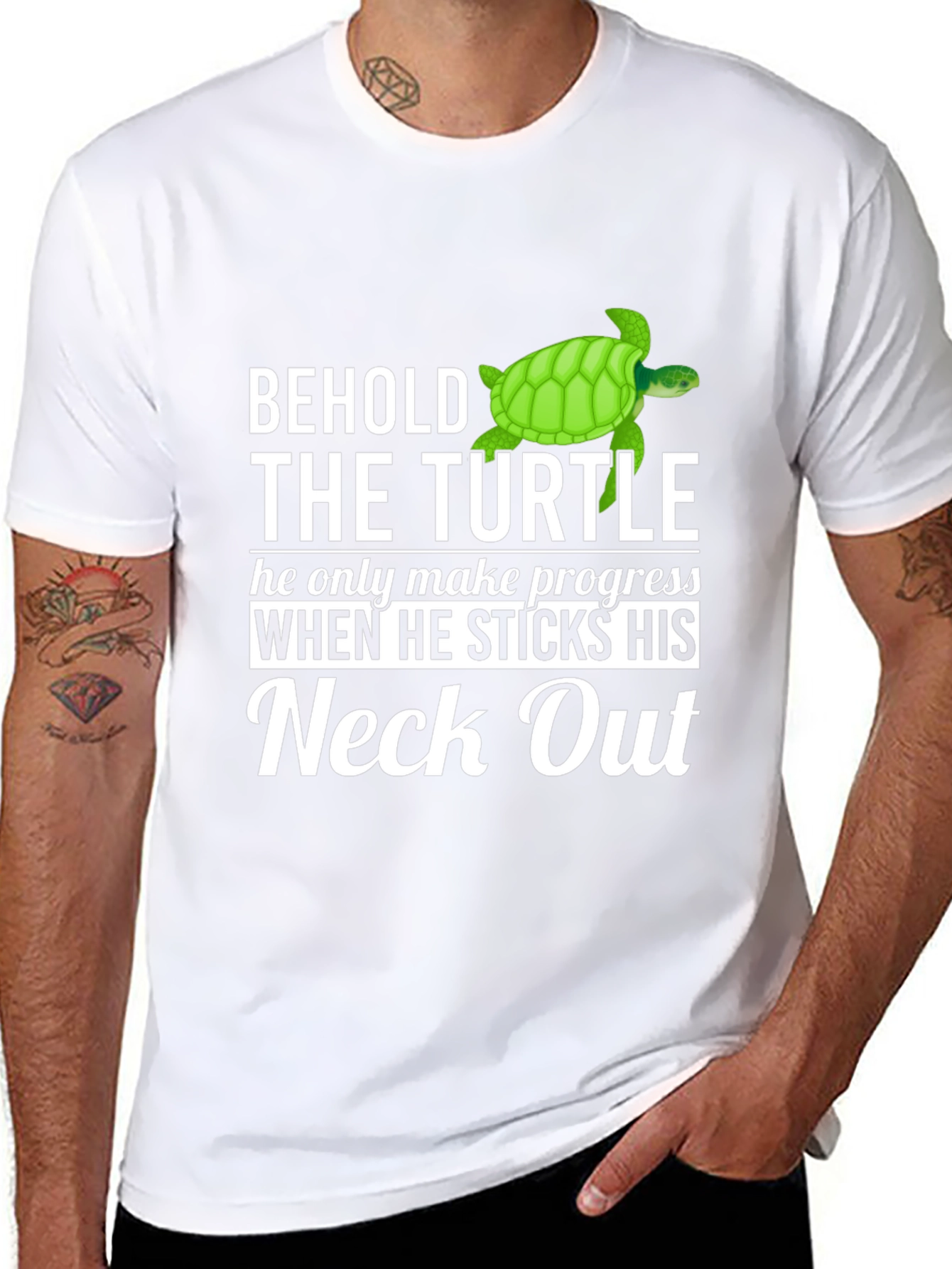 Behold The Turtle T-Shirt - Funny Graphic Tee