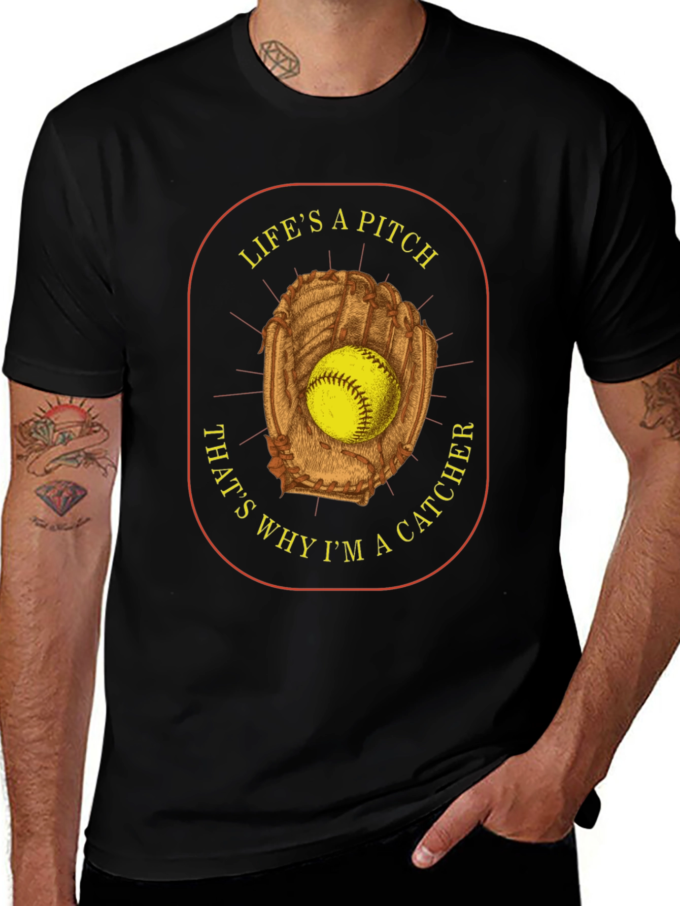 Lifes a Pitch Catcher T-Shirt