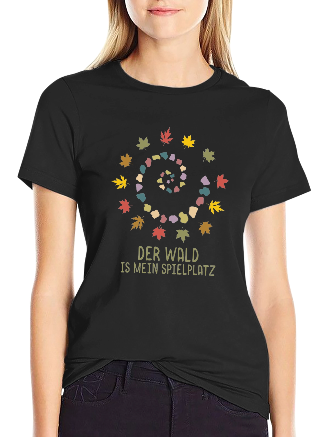 Nature Spiral T-Shirt -  Der Wald ist mein Spielplatz