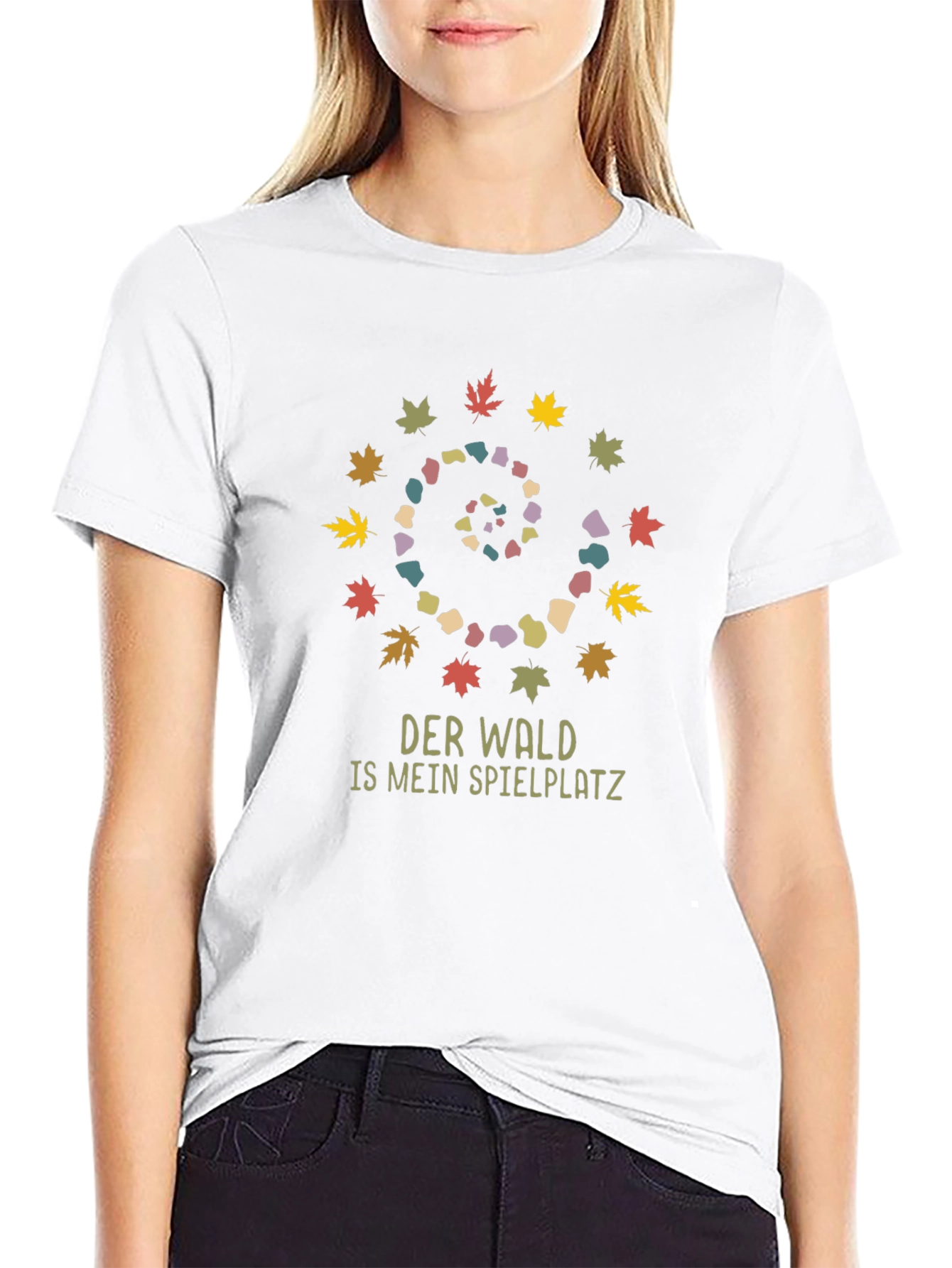 Nature Spiral T-Shirt -  Der Wald ist mein Spielplatz