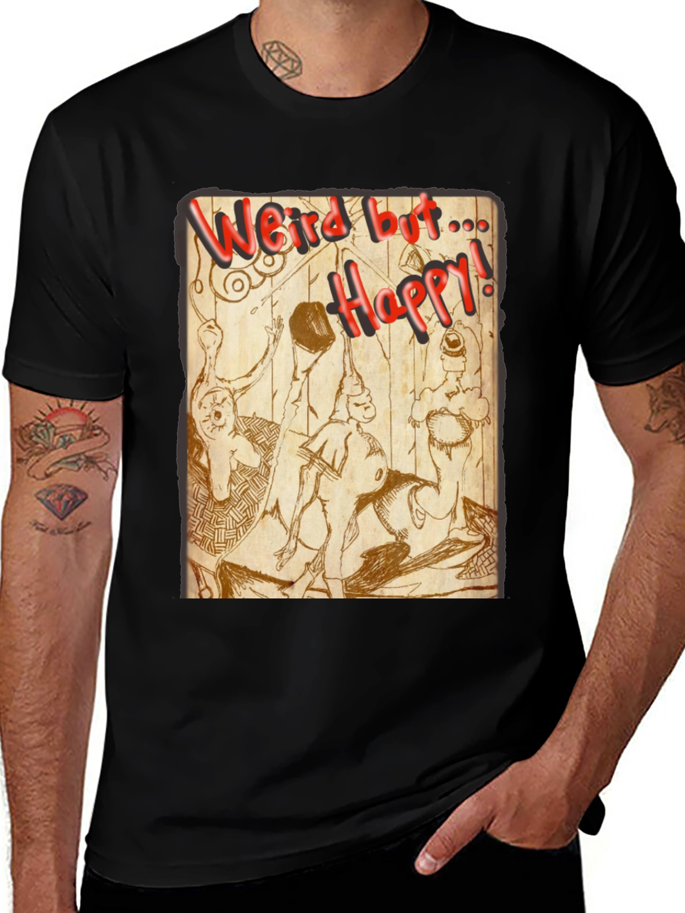Weird But Happy Graphic Tee
