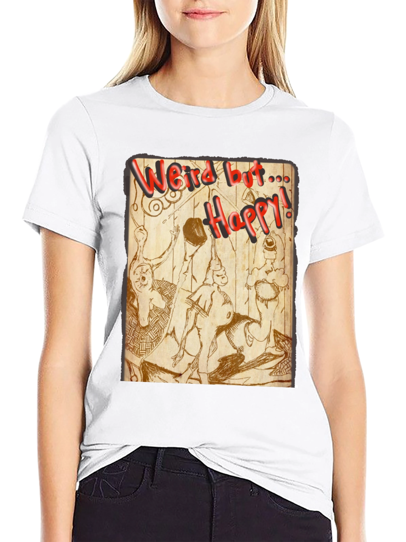 Weird But Happy Graphic Tee