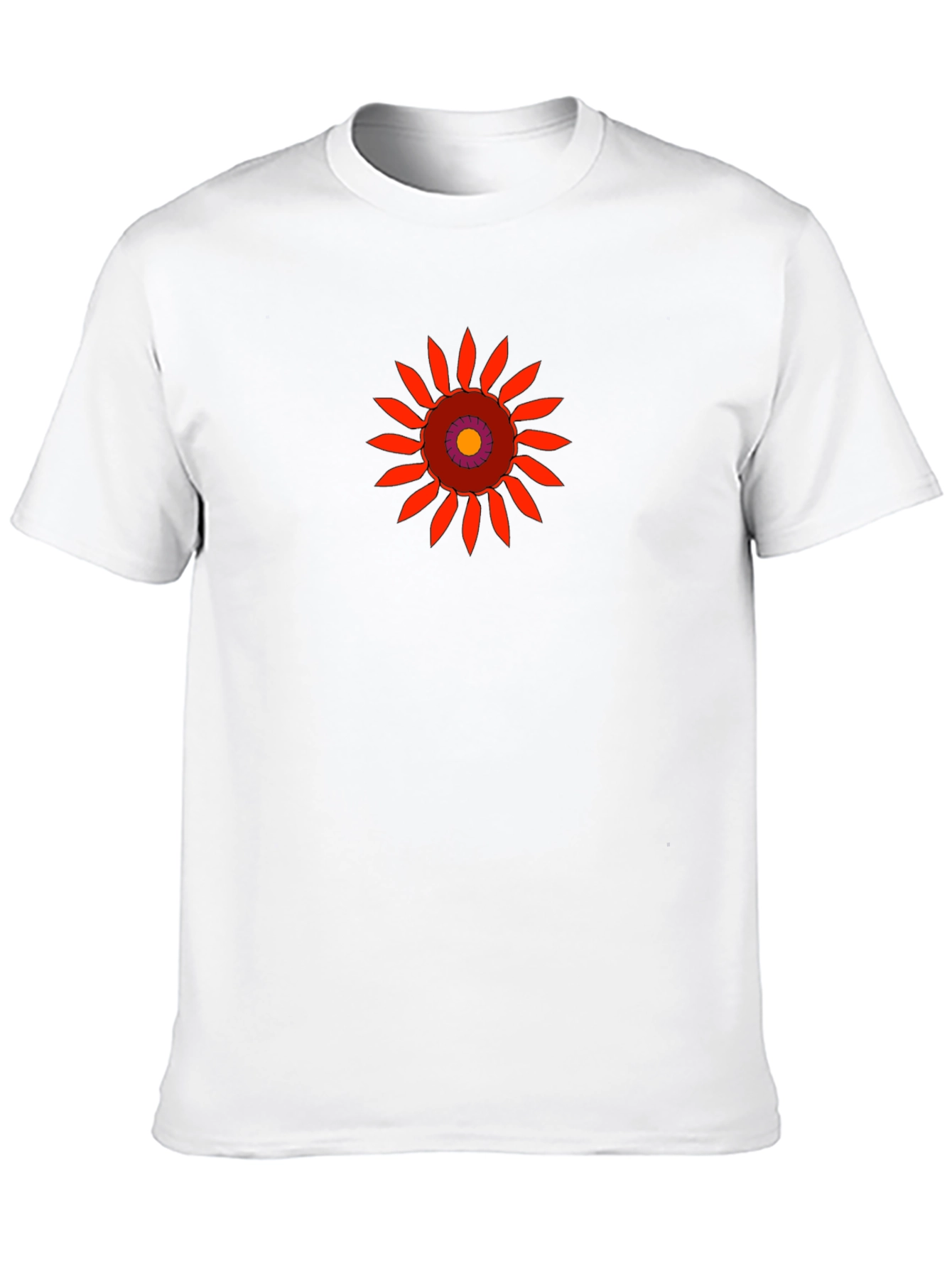 Sunflower Graphic Black T-Shirt - Casual Style