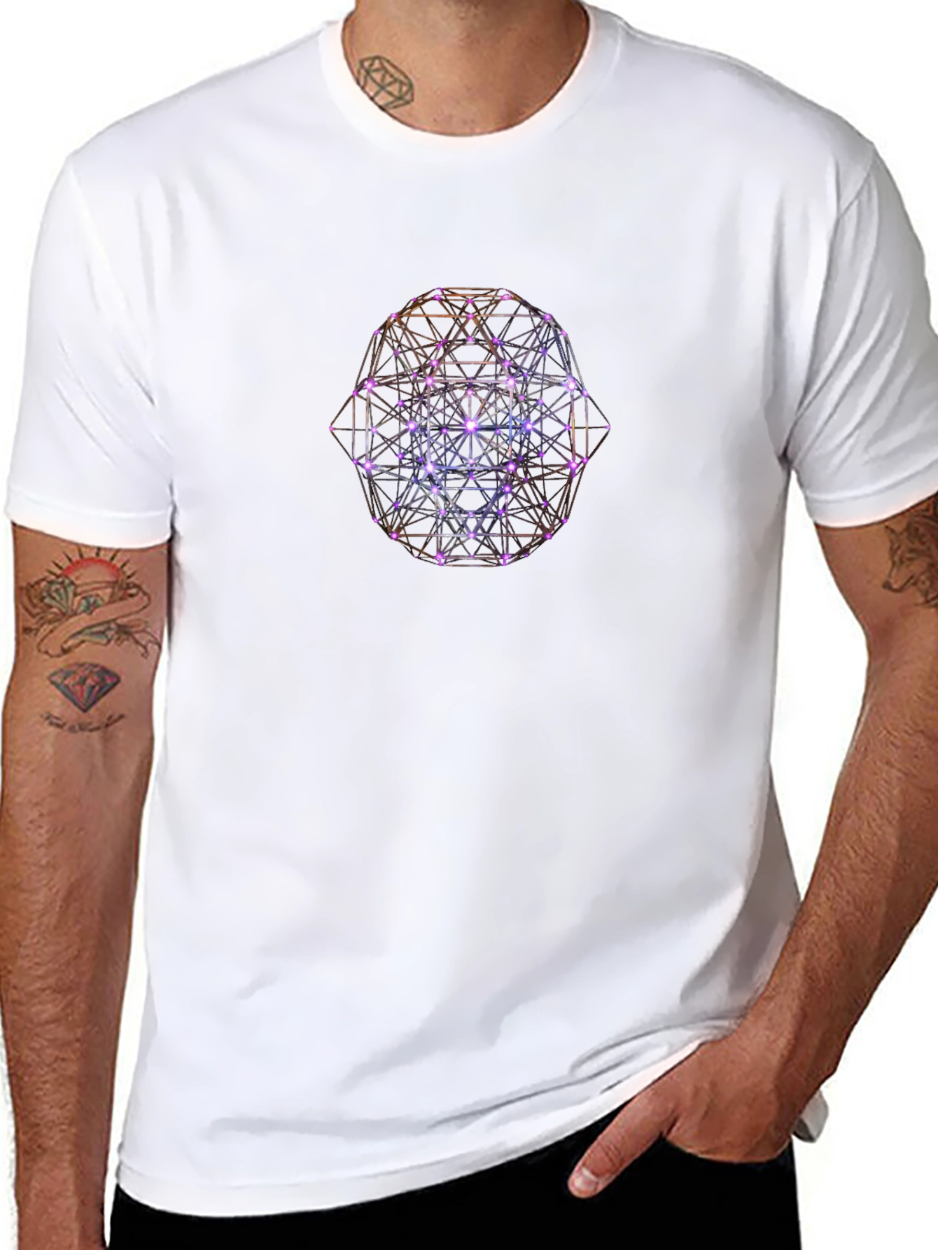 Geometric Metatron Cube T-Shirt