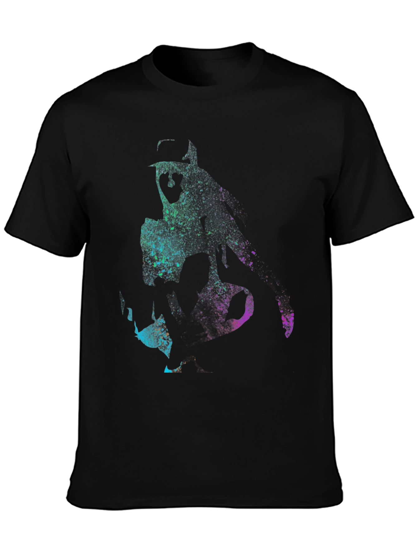 Abstract Musician Black T-Shirt