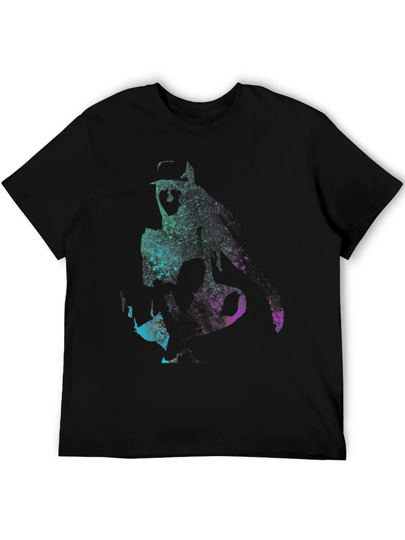 Abstract Musician Black T-Shirt