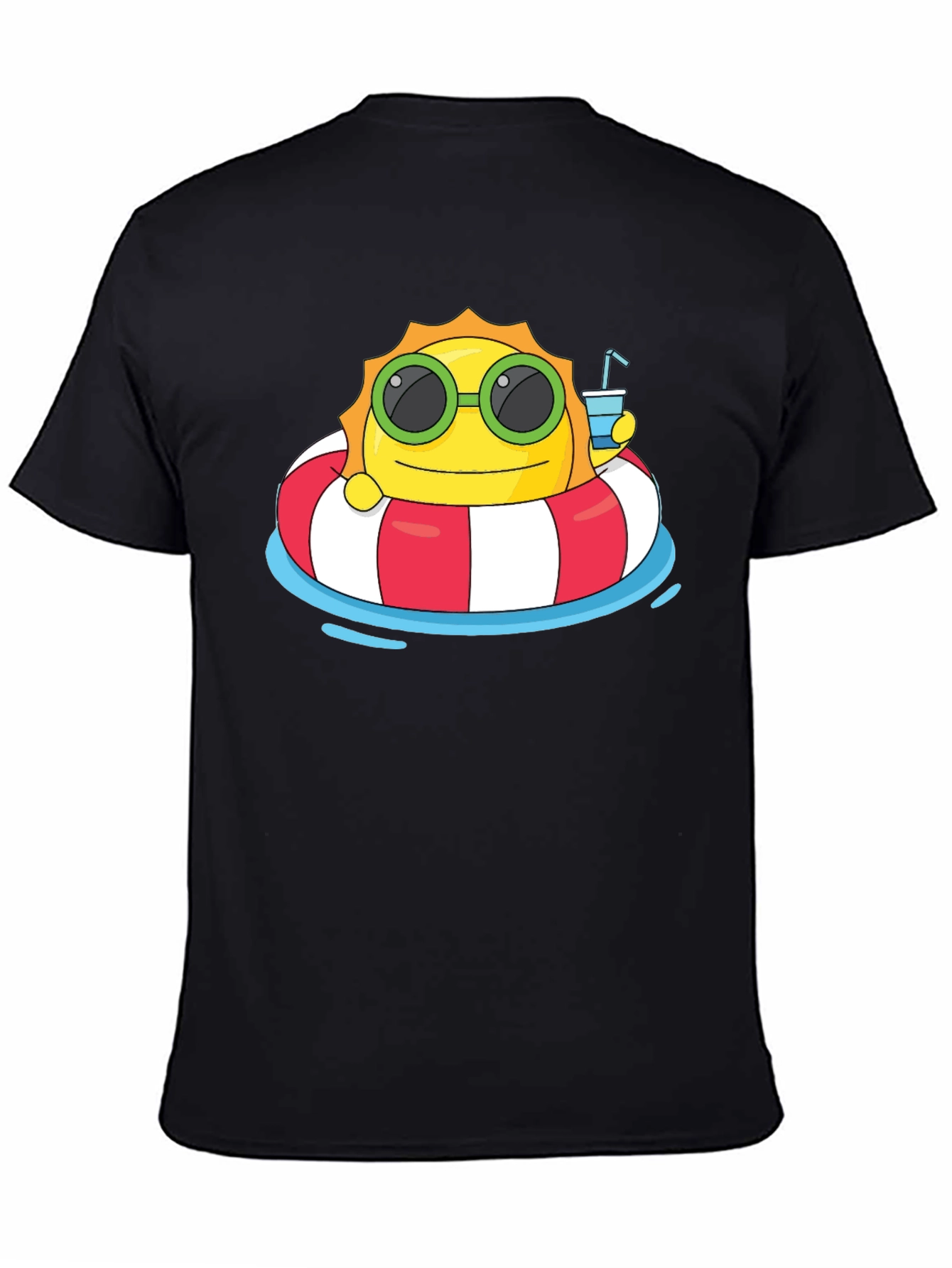 Summer Sun T-Shirt: Relaxing Cartoon Graphic Tee
