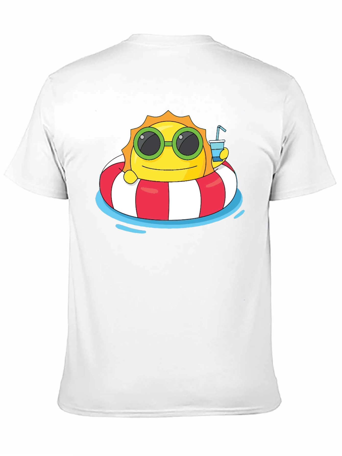 Summer Sun T-Shirt: Relaxing Cartoon Graphic Tee