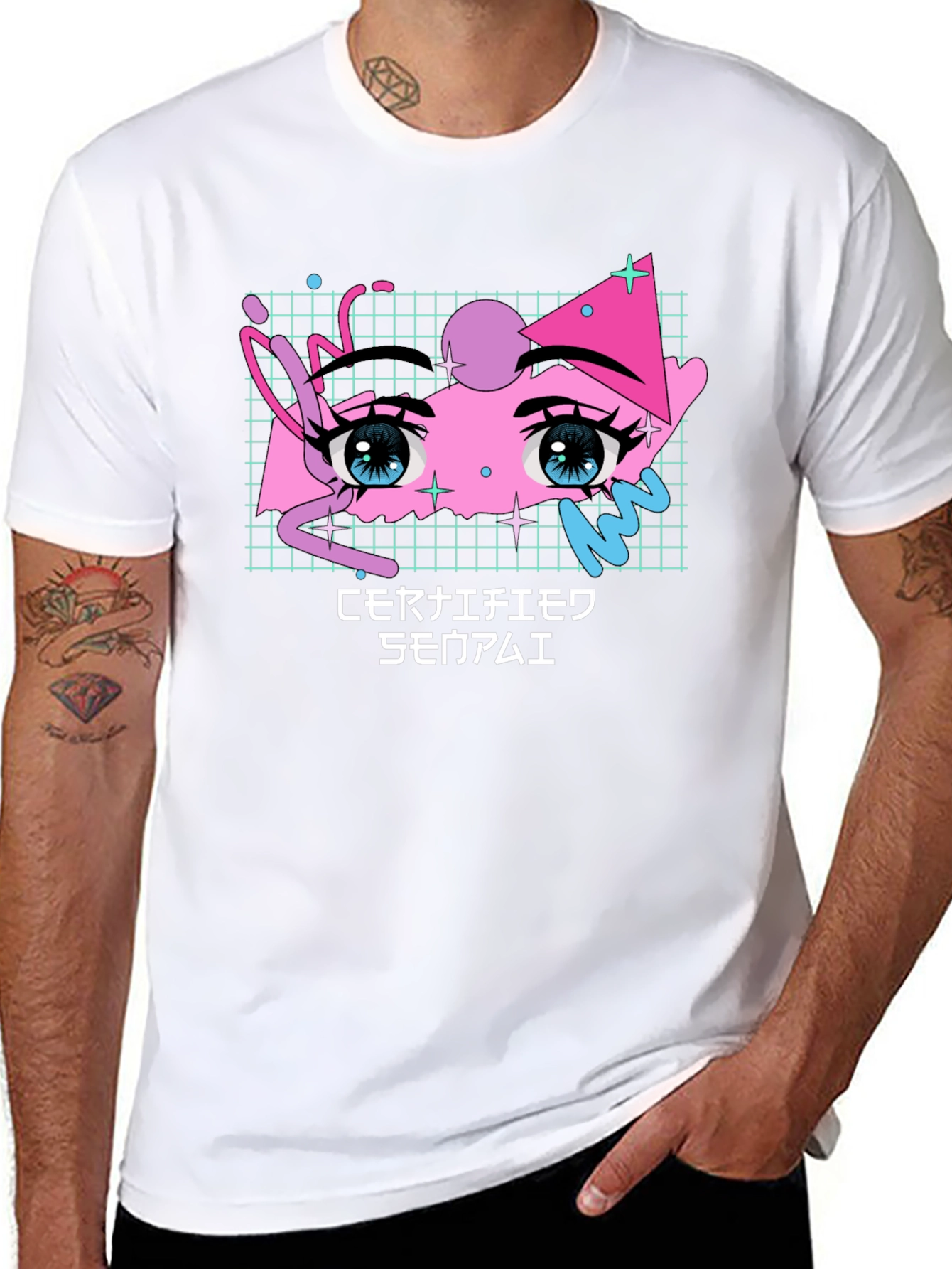 Certified Senpai Graphic T-Shirt - Anime Aesthetic