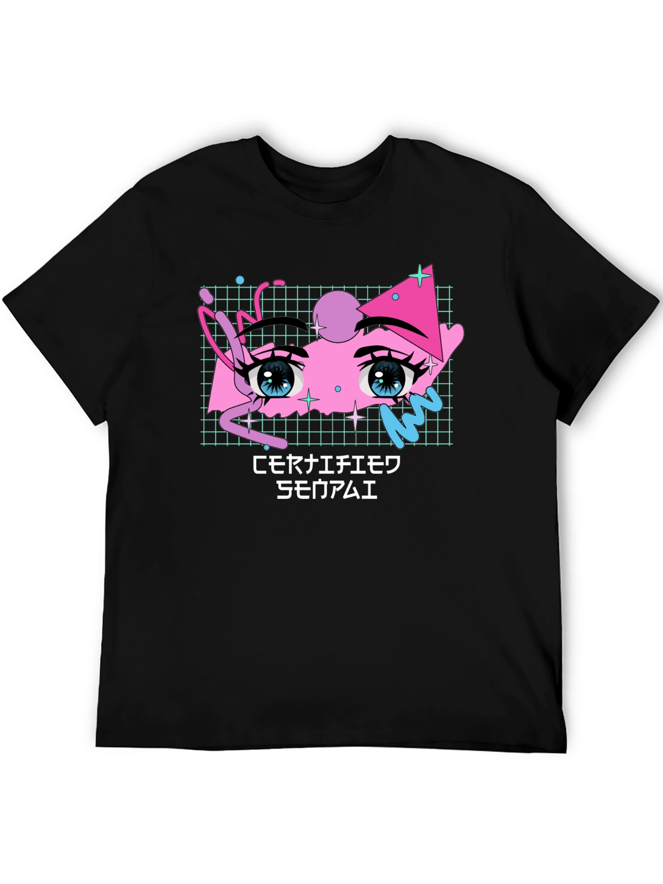 Certified Senpai Graphic T-Shirt - Anime Aesthetic