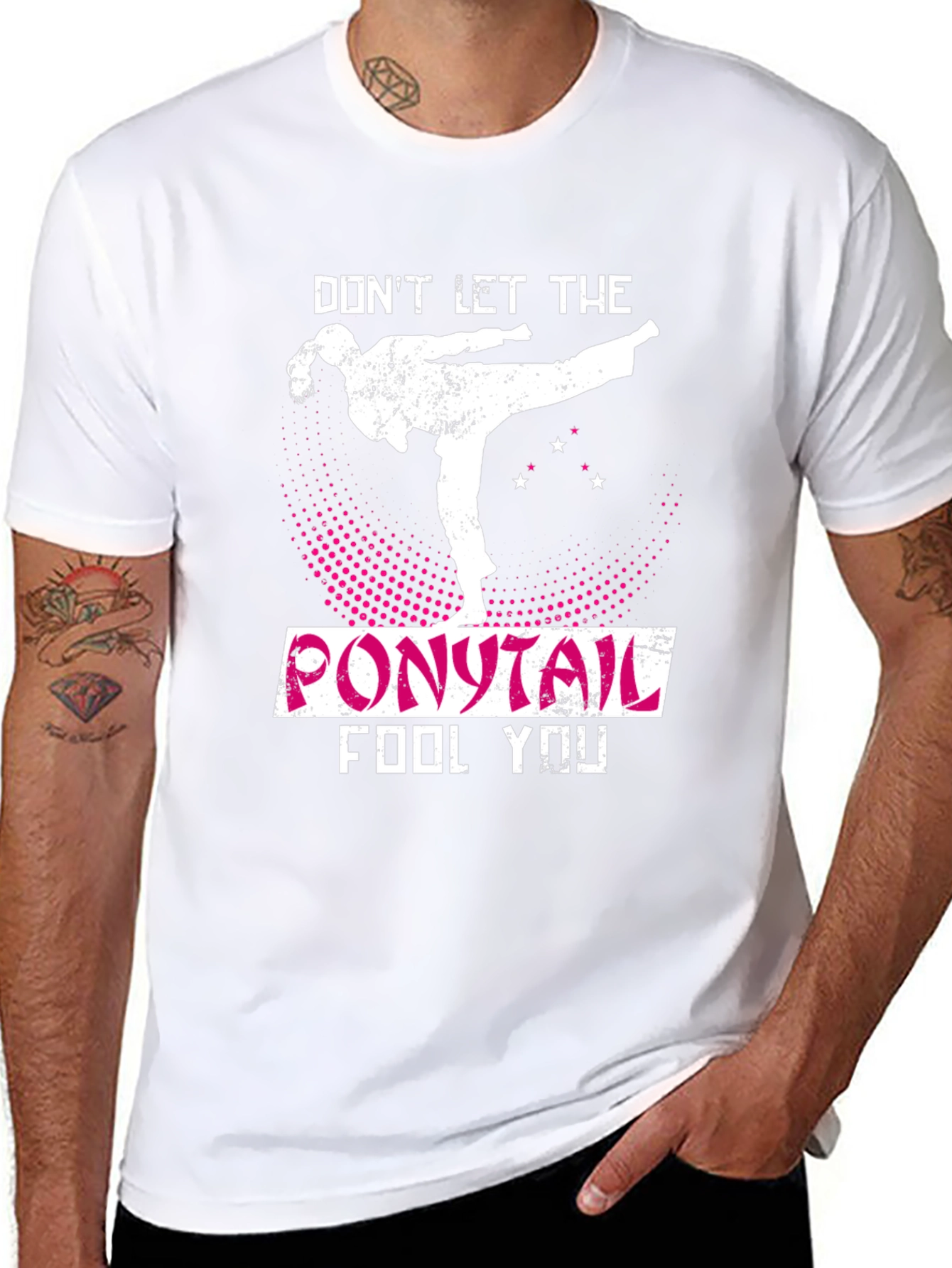 Dont Let The Ponytail Fool You Karate T-Shirt