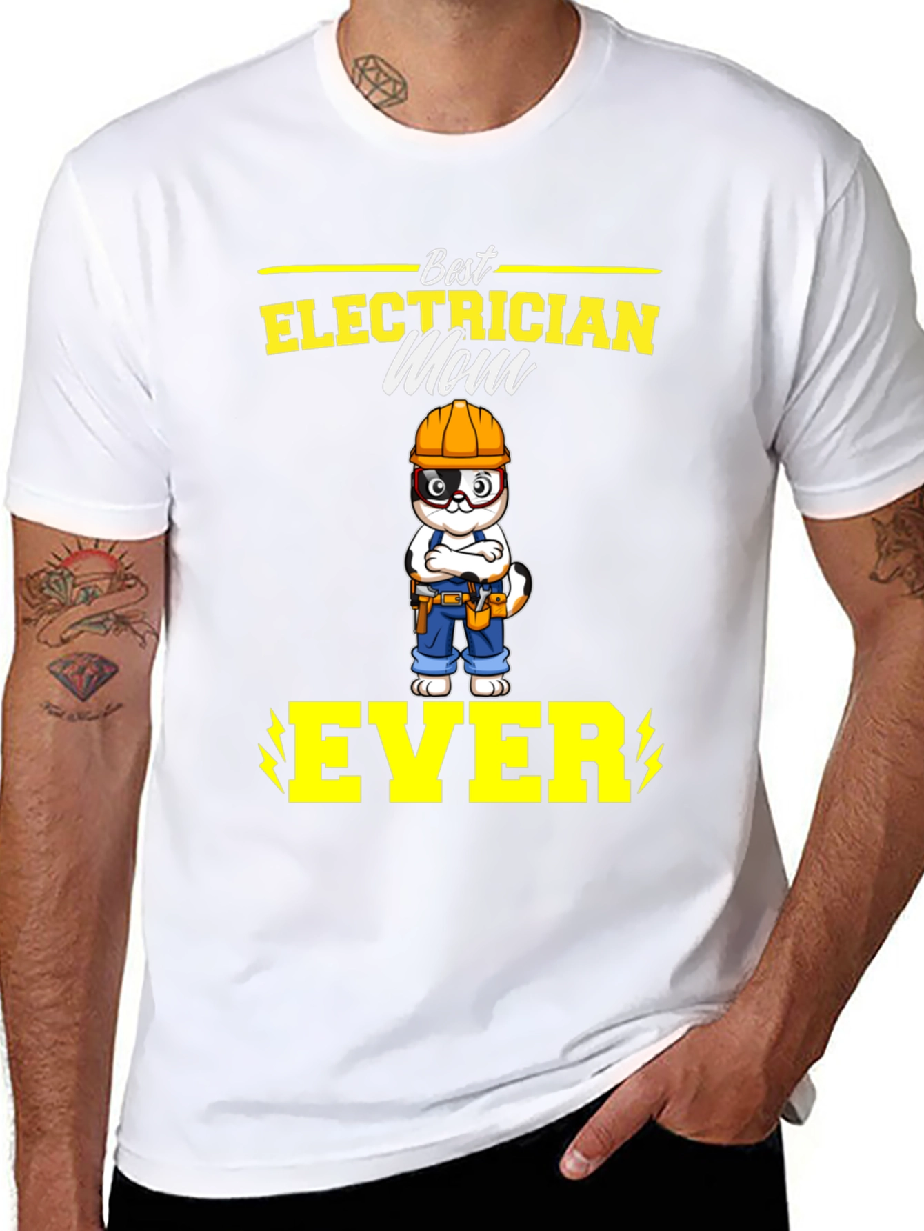 Best Electrician Mom Ever T-Shirt - Funny Gift