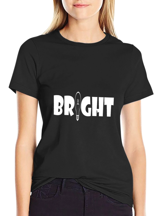 Bright Idea Graphic T-Shirt - Black Cotton Tee
