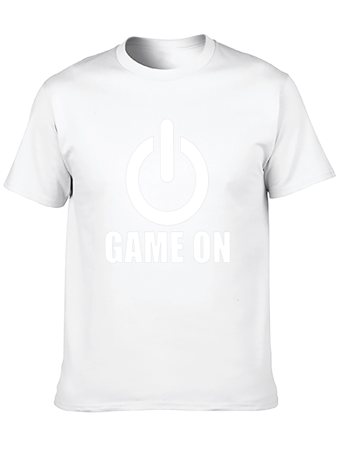 Game On T-Shirt - Gamer Power Button Tee