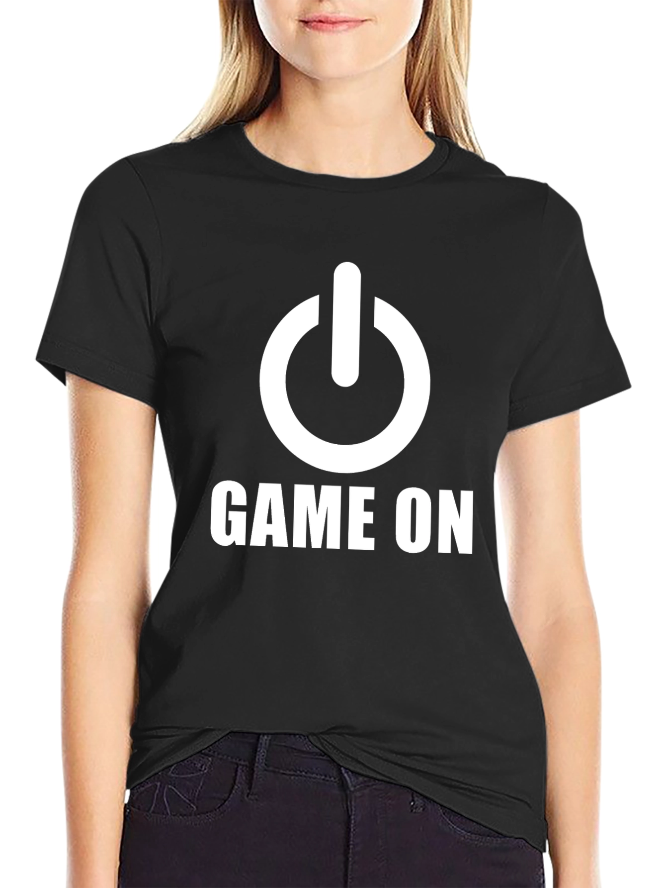 Game On T-Shirt - Gamer Power Button Tee