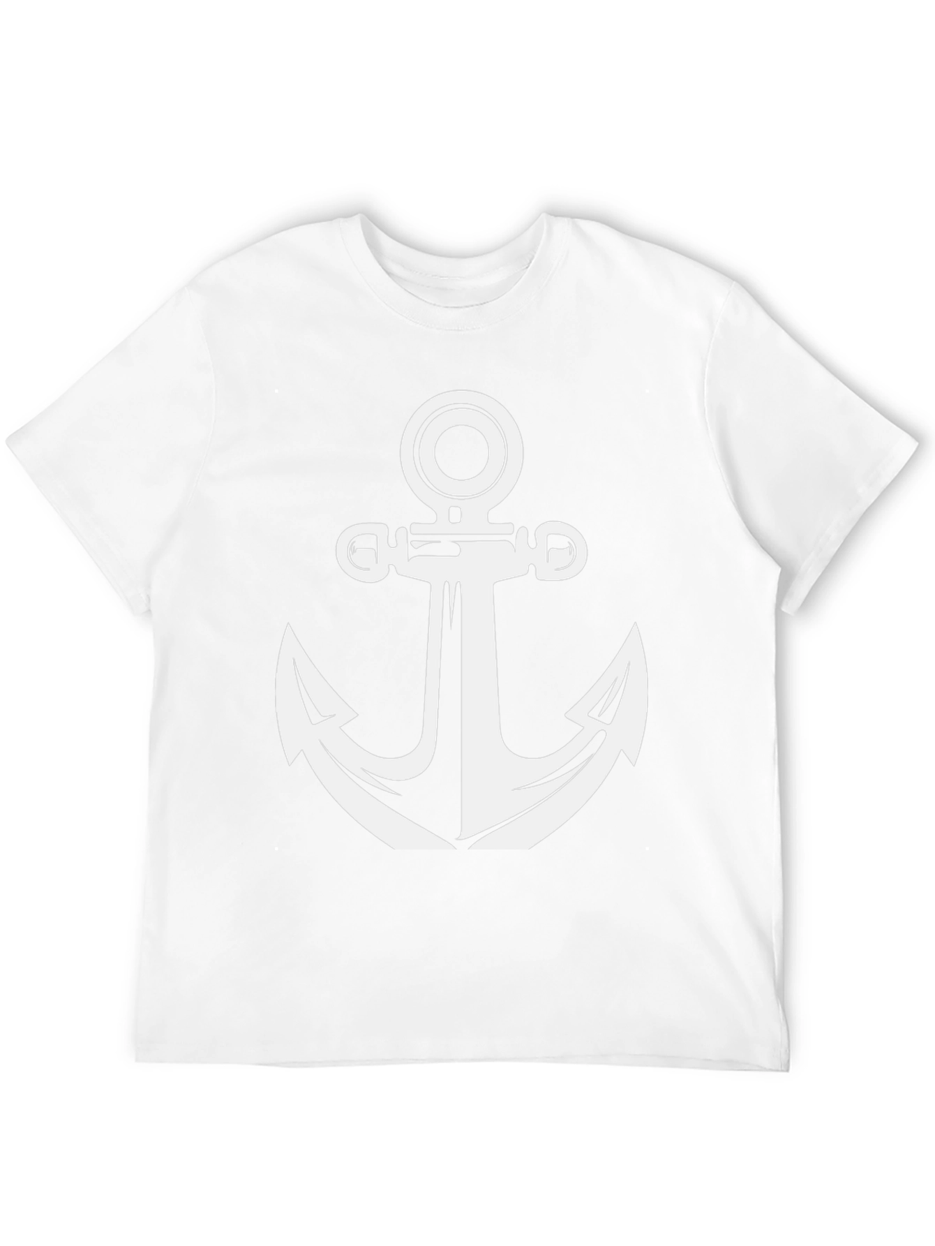 Classic Anchor Graphic Tee - Black Cotton Blend