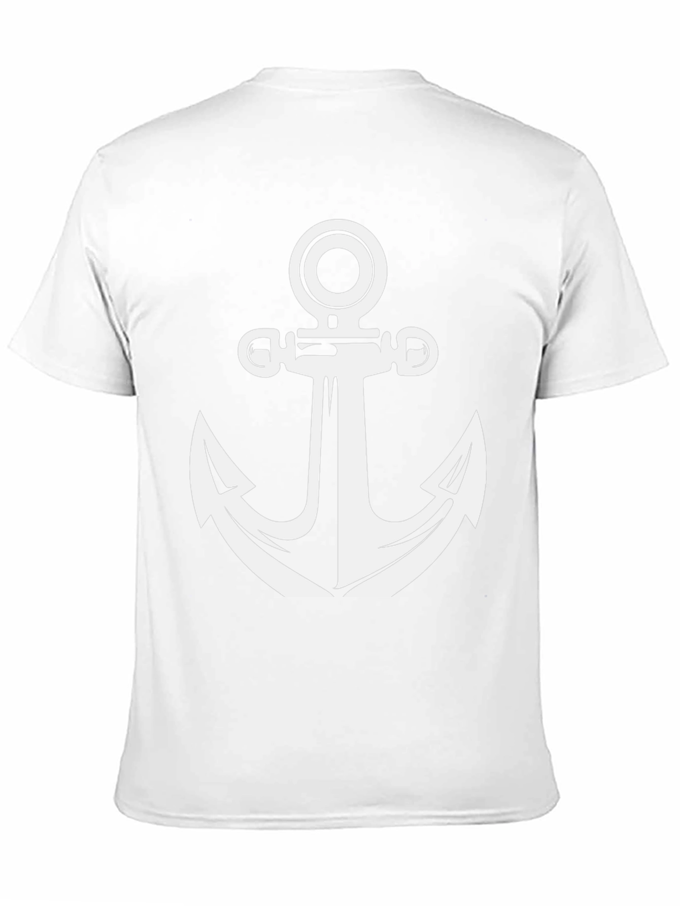 Classic Anchor Graphic Tee - Black Cotton Blend