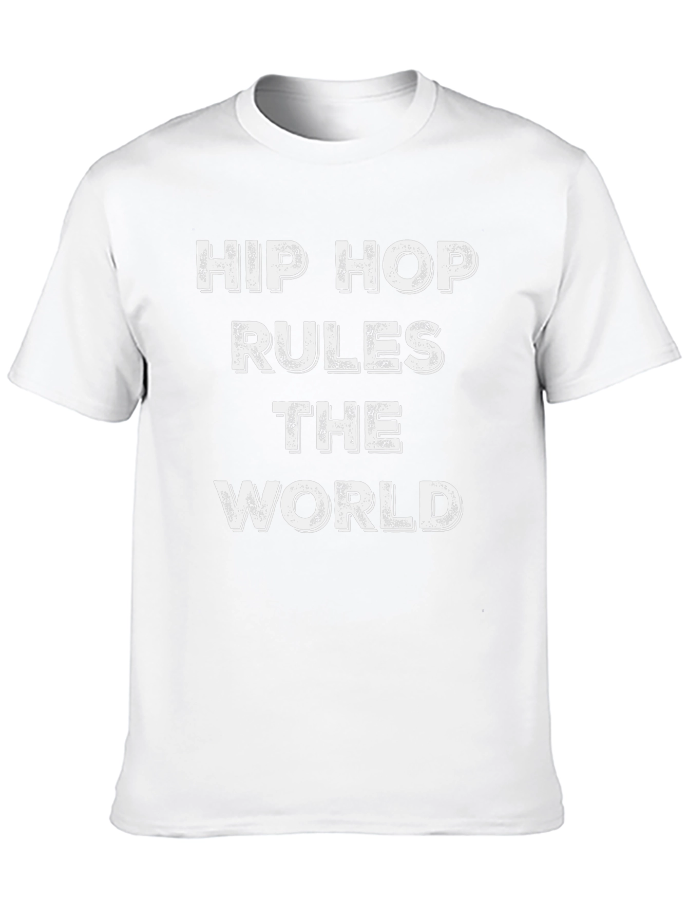 Hip Hop Rules the World Black T-Shirt