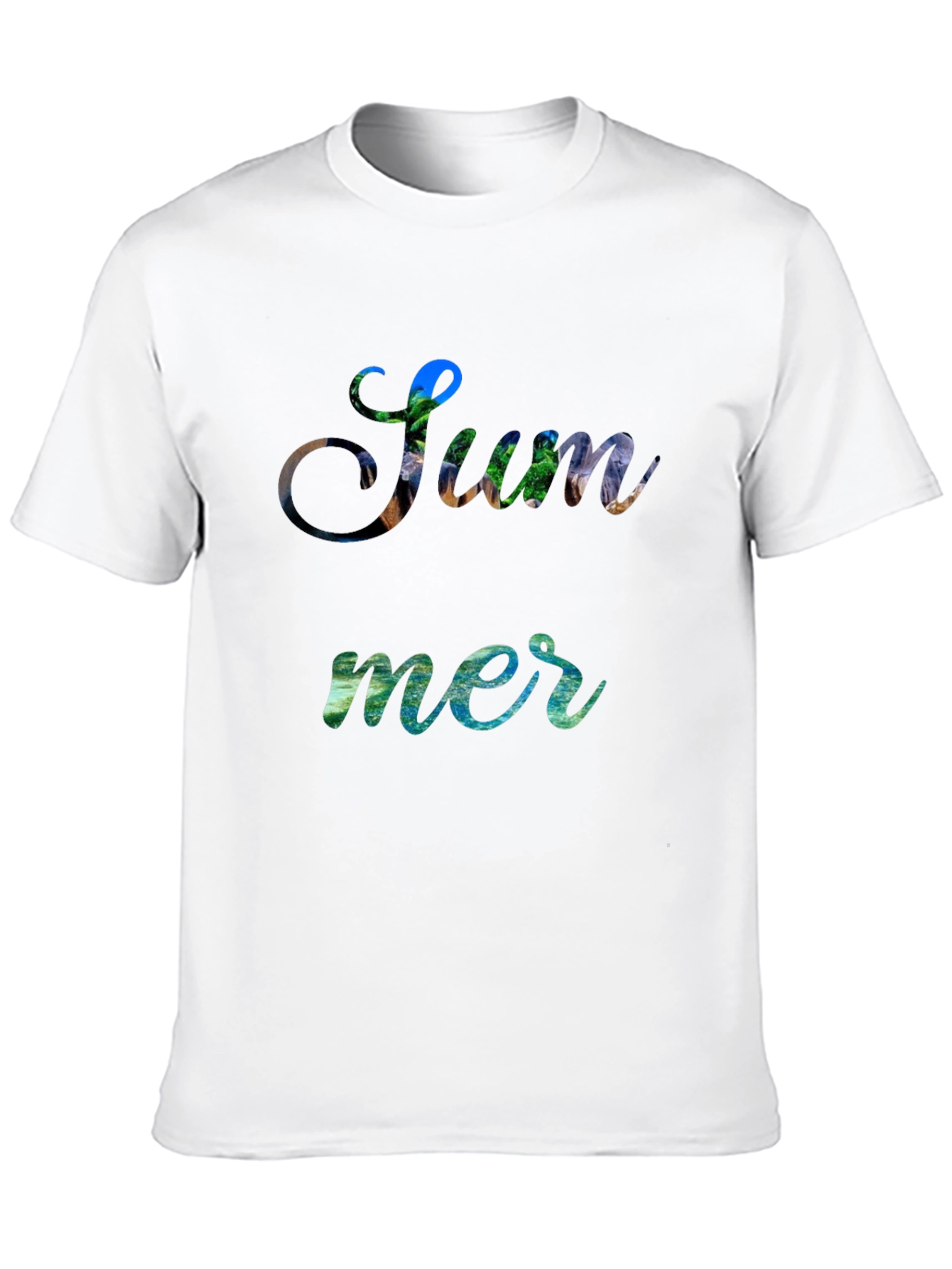 Summer Themed Graphic T-Shirt