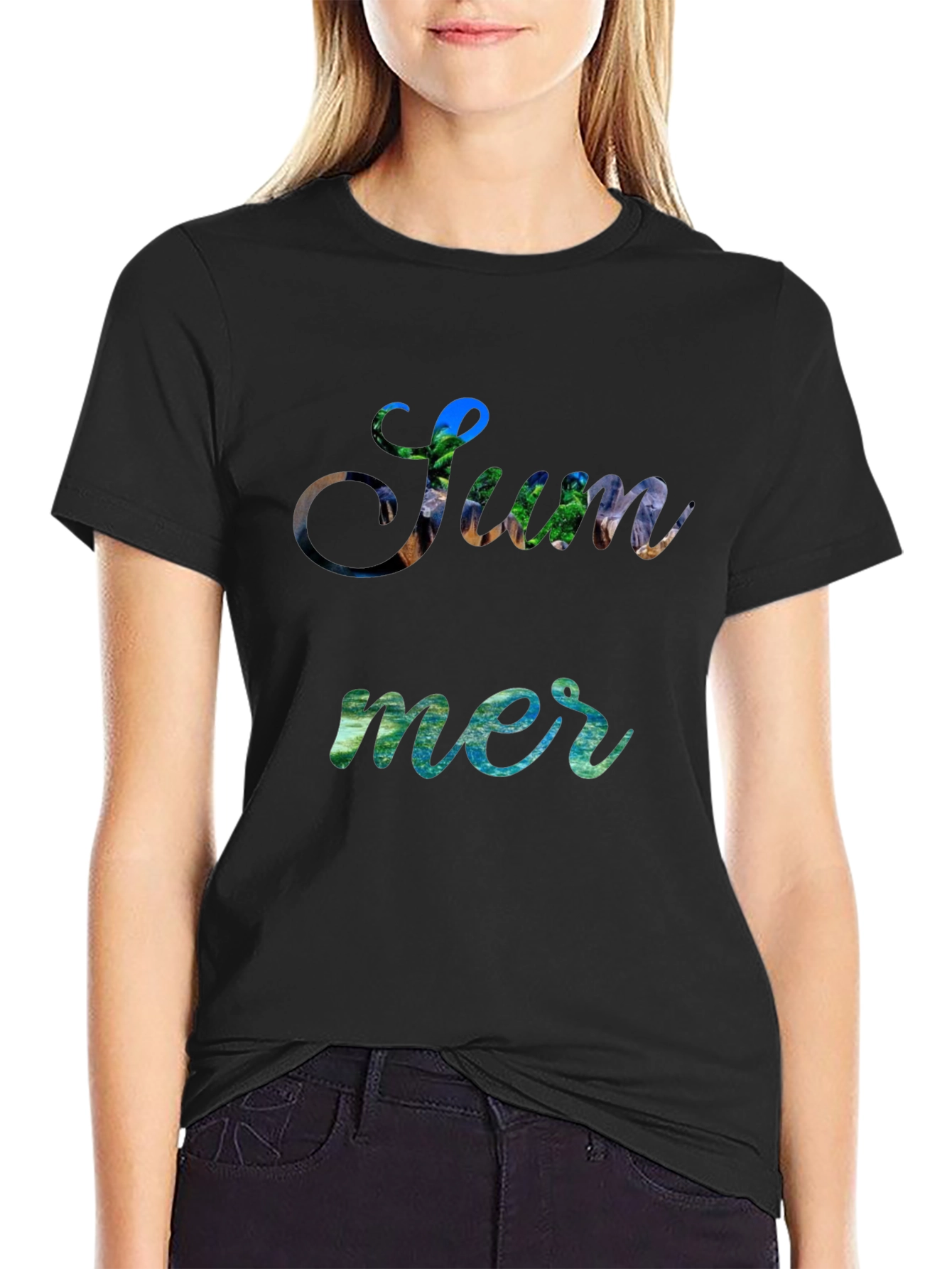 Summer Themed Graphic T-Shirt