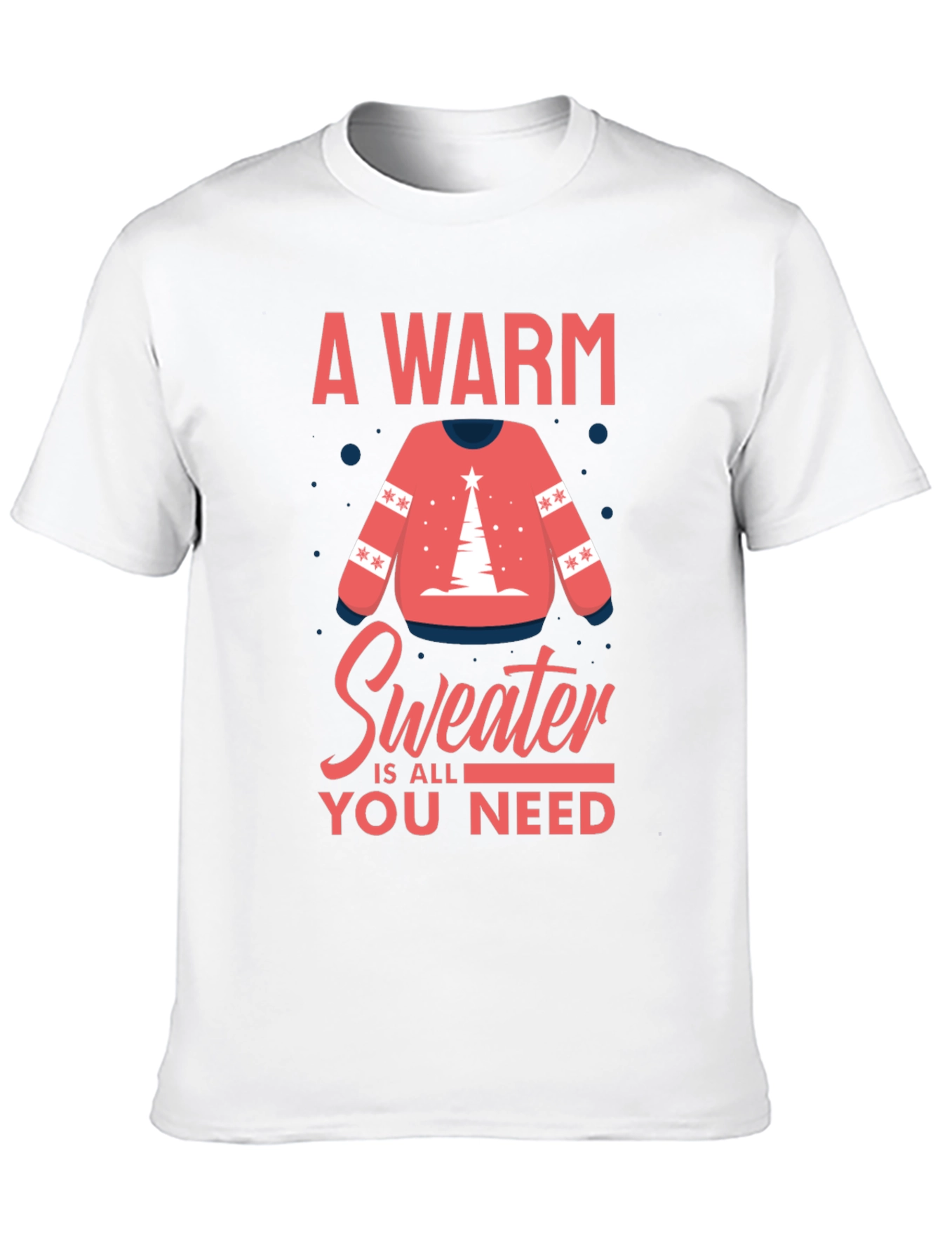 Warm Sweater T-Shirt - Holiday Season