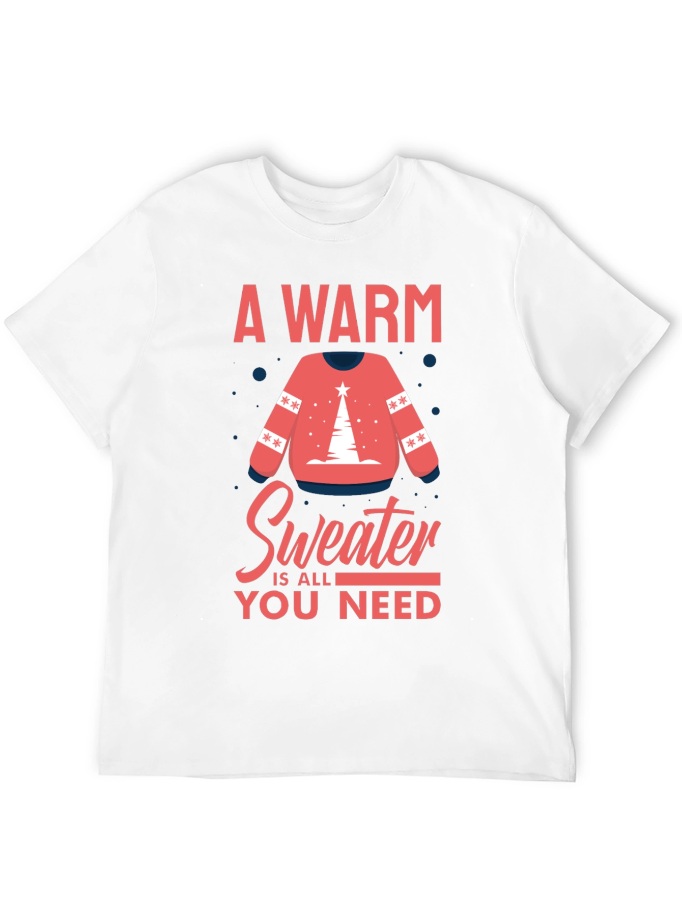 Warm Sweater T-Shirt - Holiday Season