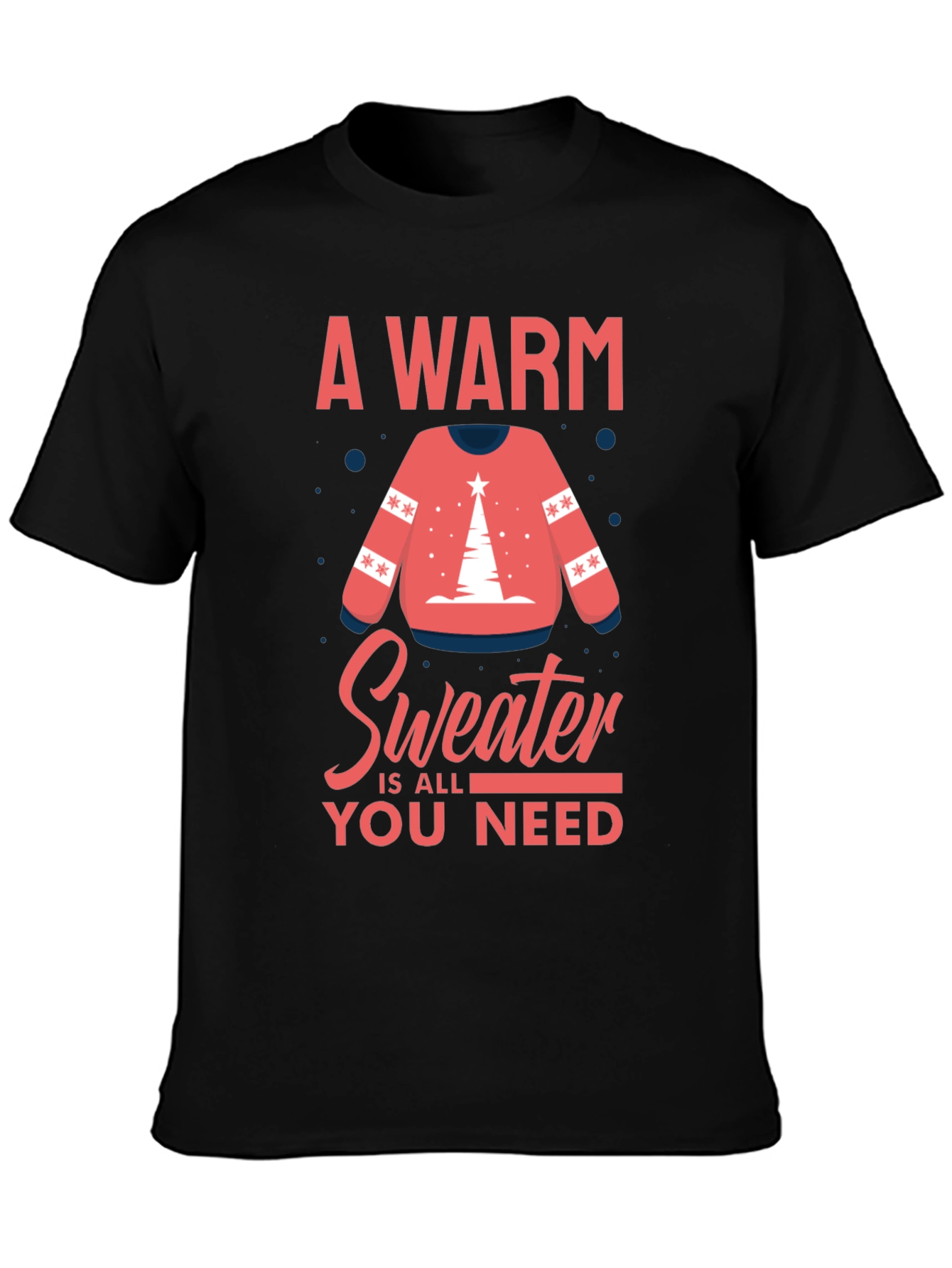 Warm Sweater T-Shirt - Holiday Season
