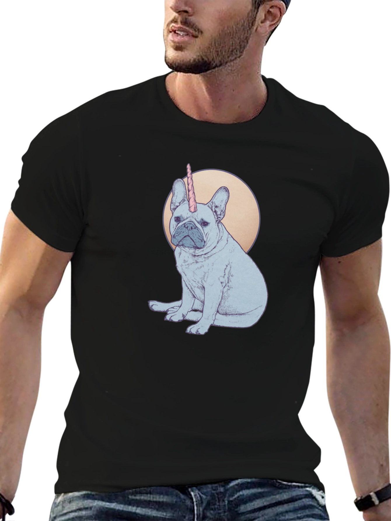 Unicorn French Bulldog Graphic Tee
