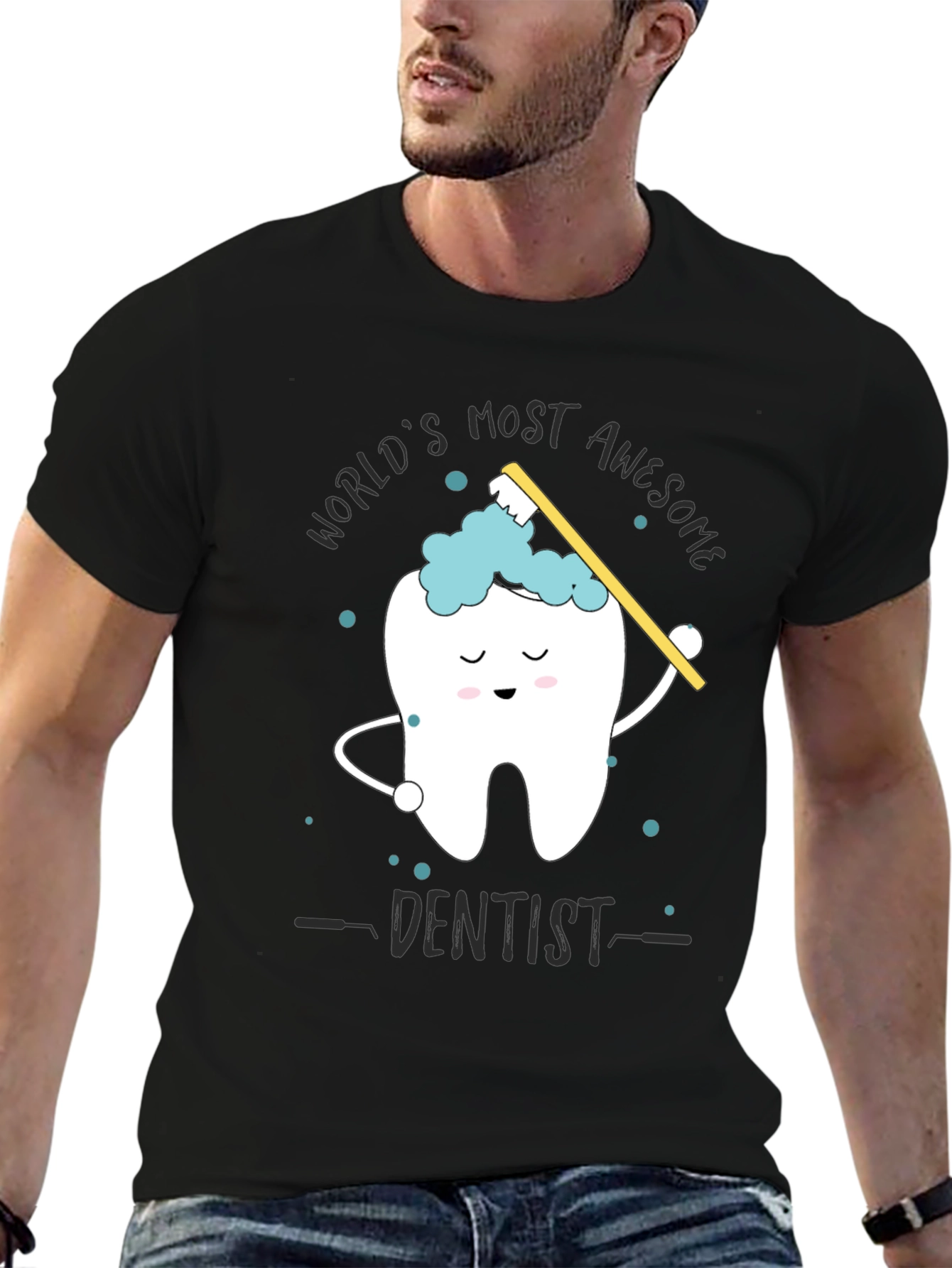 Awesome Dentist Graphic Tee - Novelty Dental Shirt