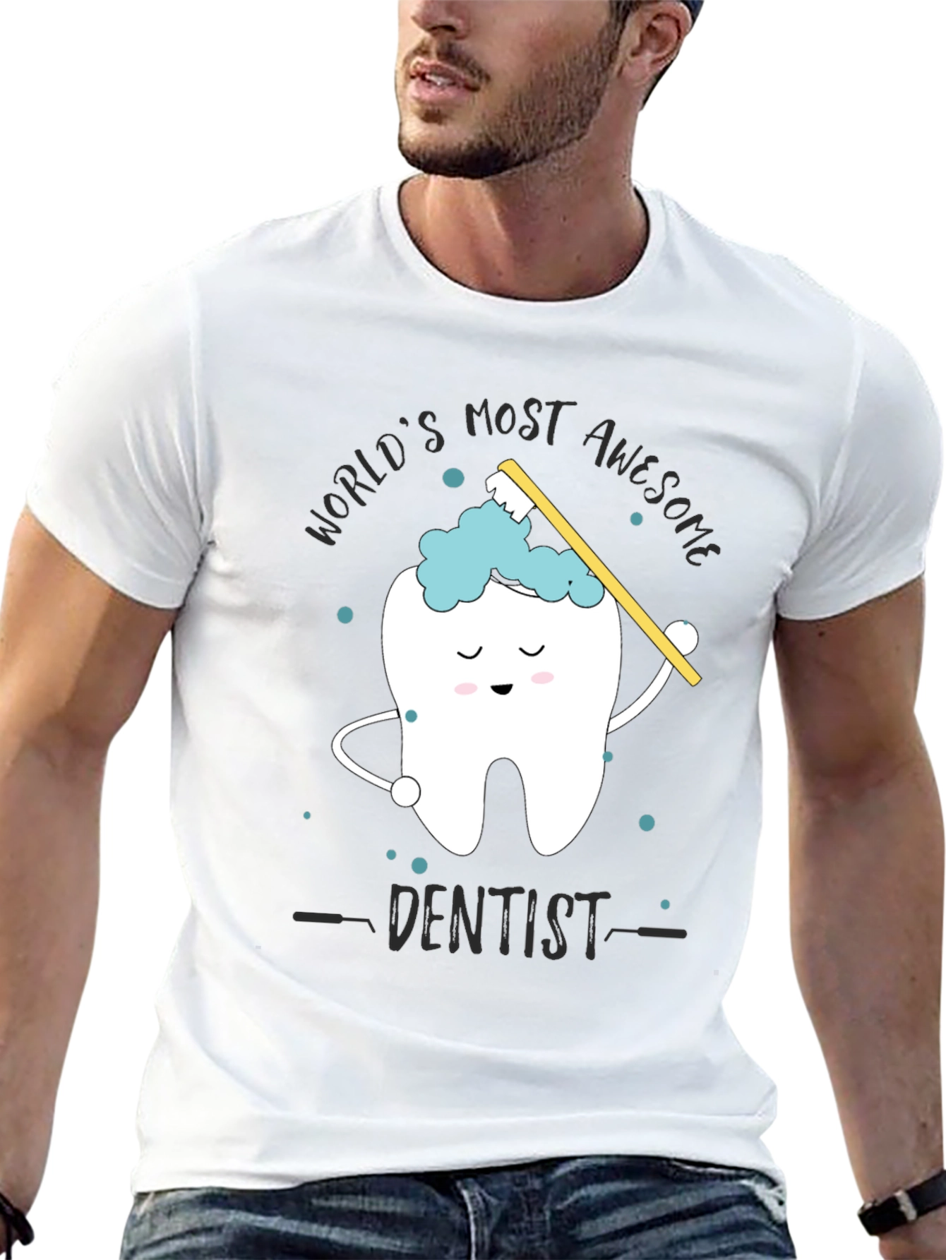 Awesome Dentist Graphic Tee - Novelty Dental Shirt