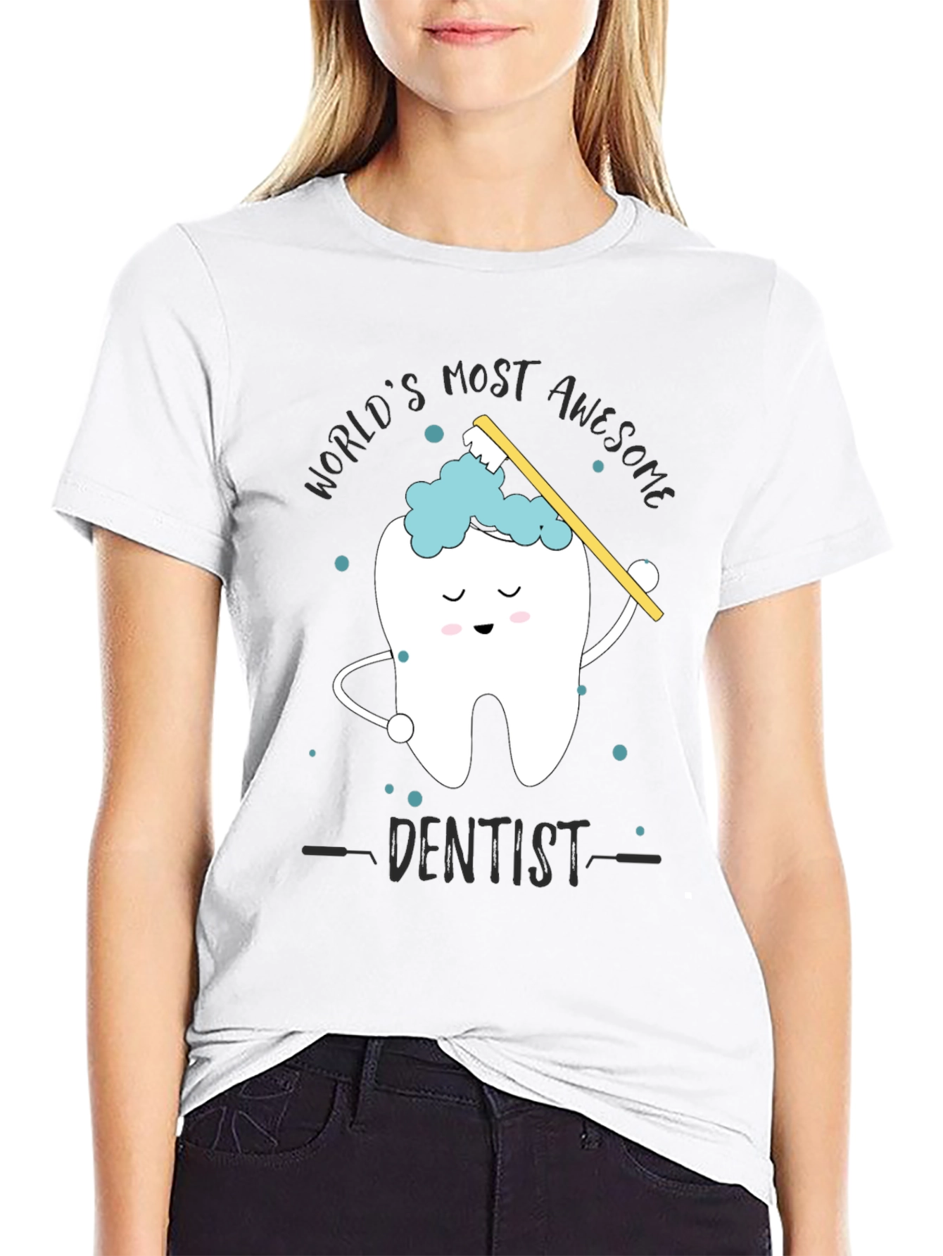 Awesome Dentist Graphic Tee - Novelty Dental Shirt