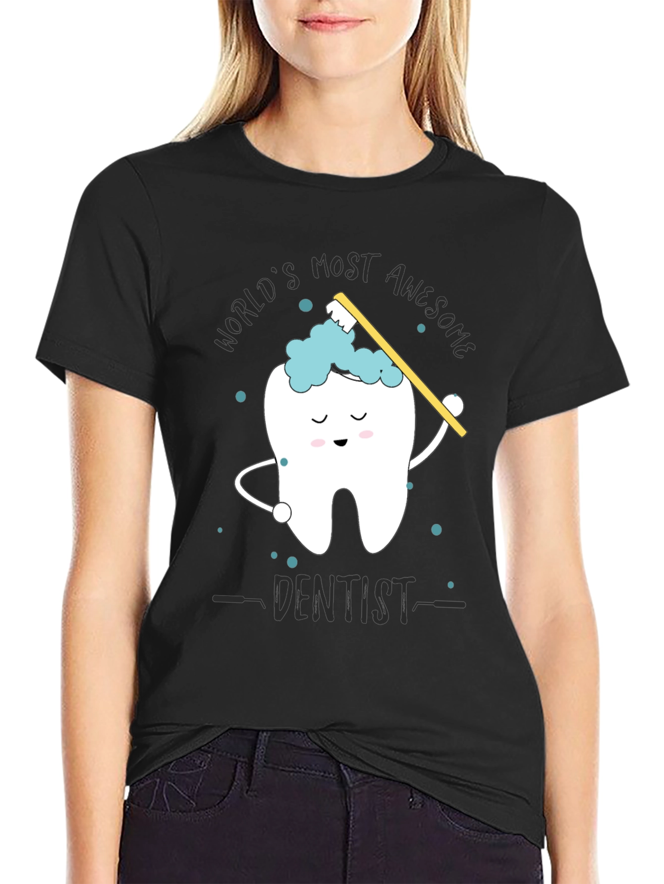 Awesome Dentist Graphic Tee - Novelty Dental Shirt