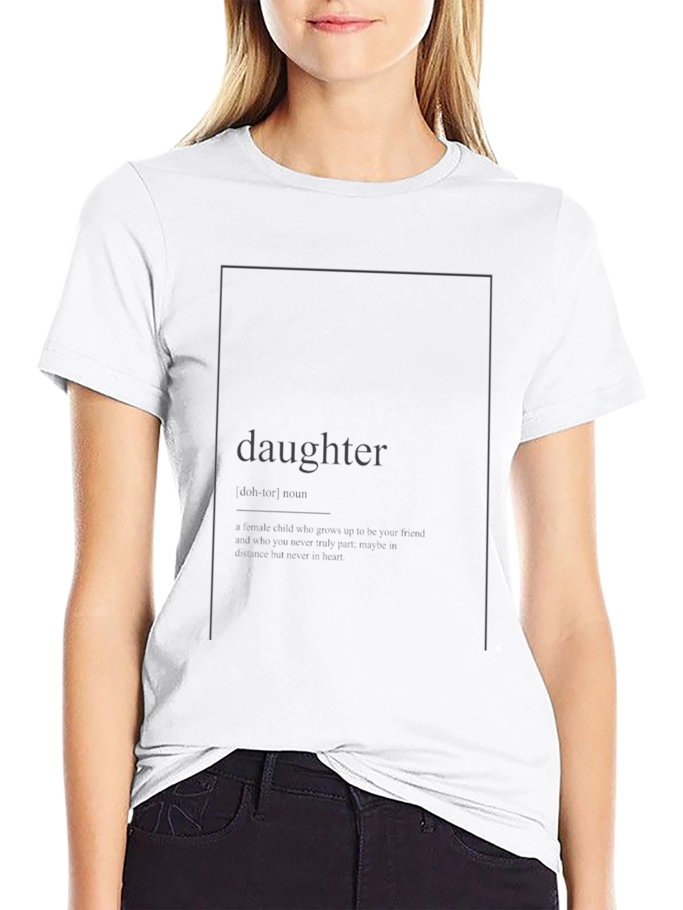 Daughter Definition T-Shirt - Black