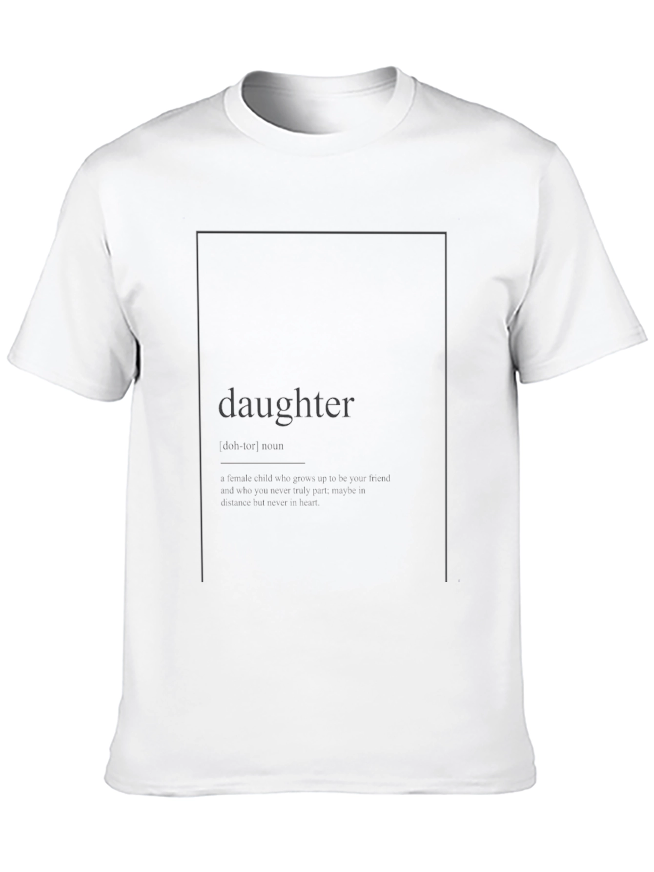 Daughter Definition T-Shirt - Black