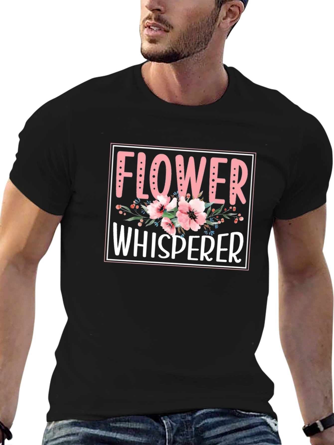Flower Whisperer Graphic Tee - Garden Lover Shirt