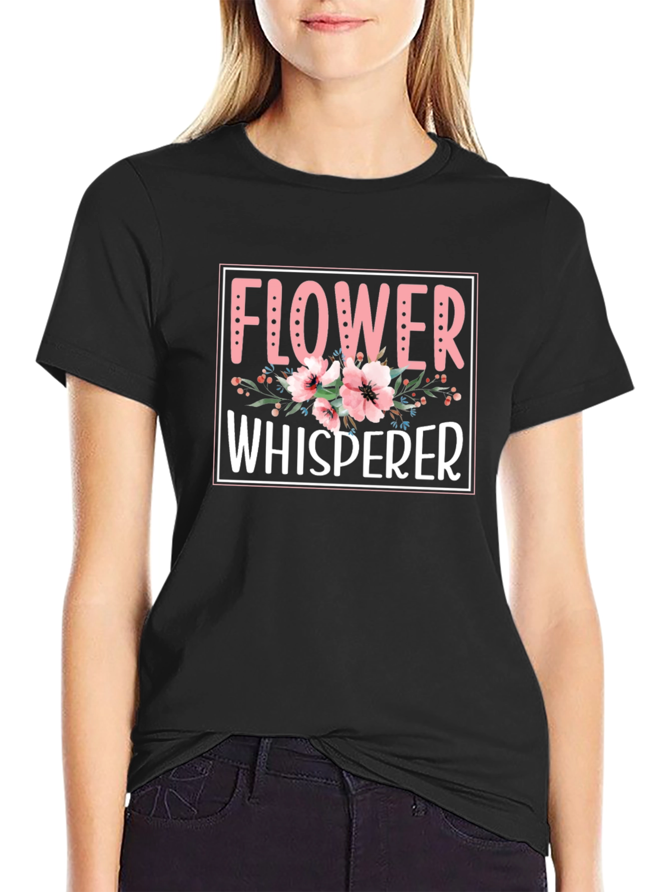 Flower Whisperer Graphic Tee - Garden Lover Shirt