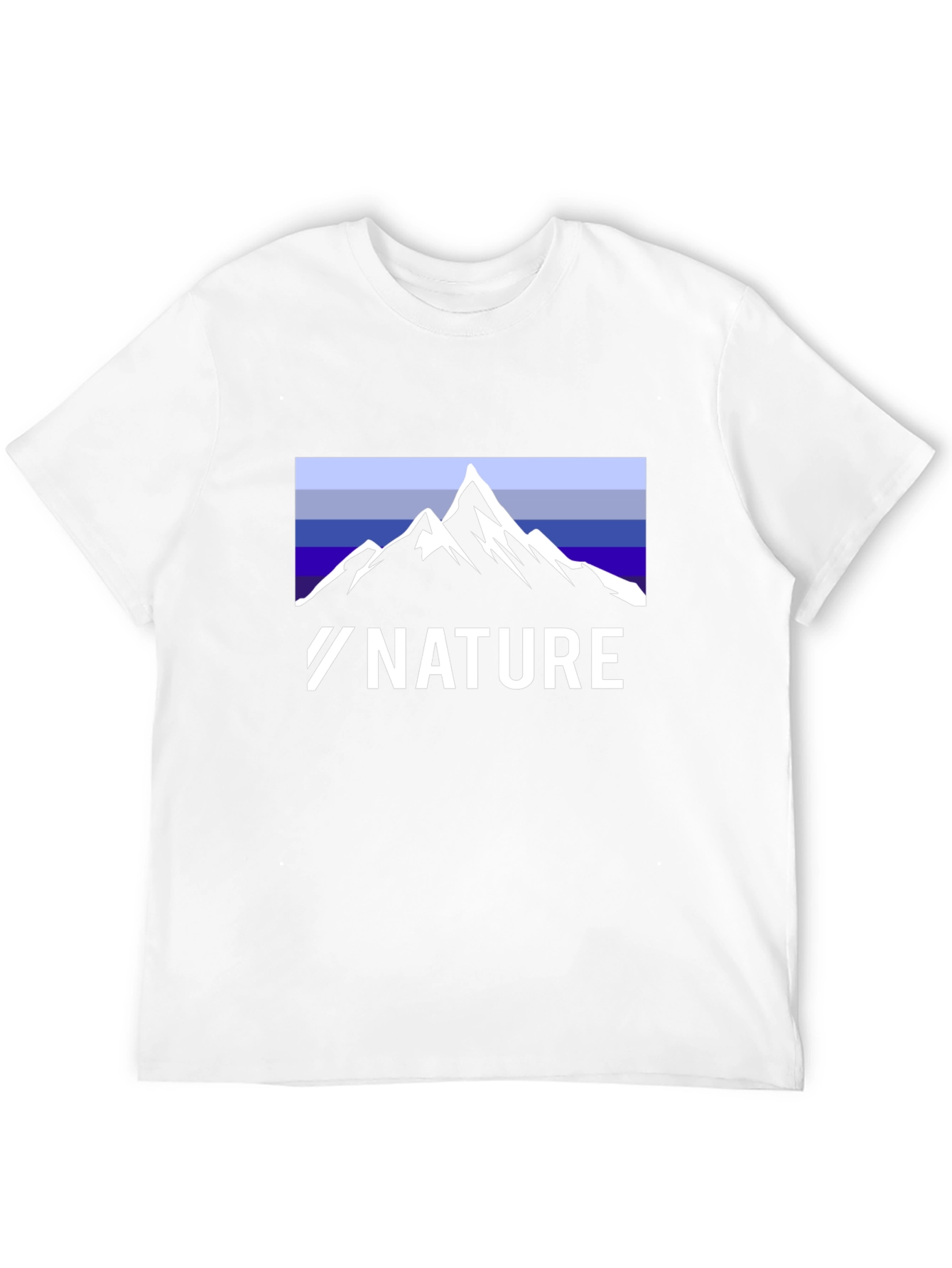 Nature Mountain Graphic Black T-Shirt