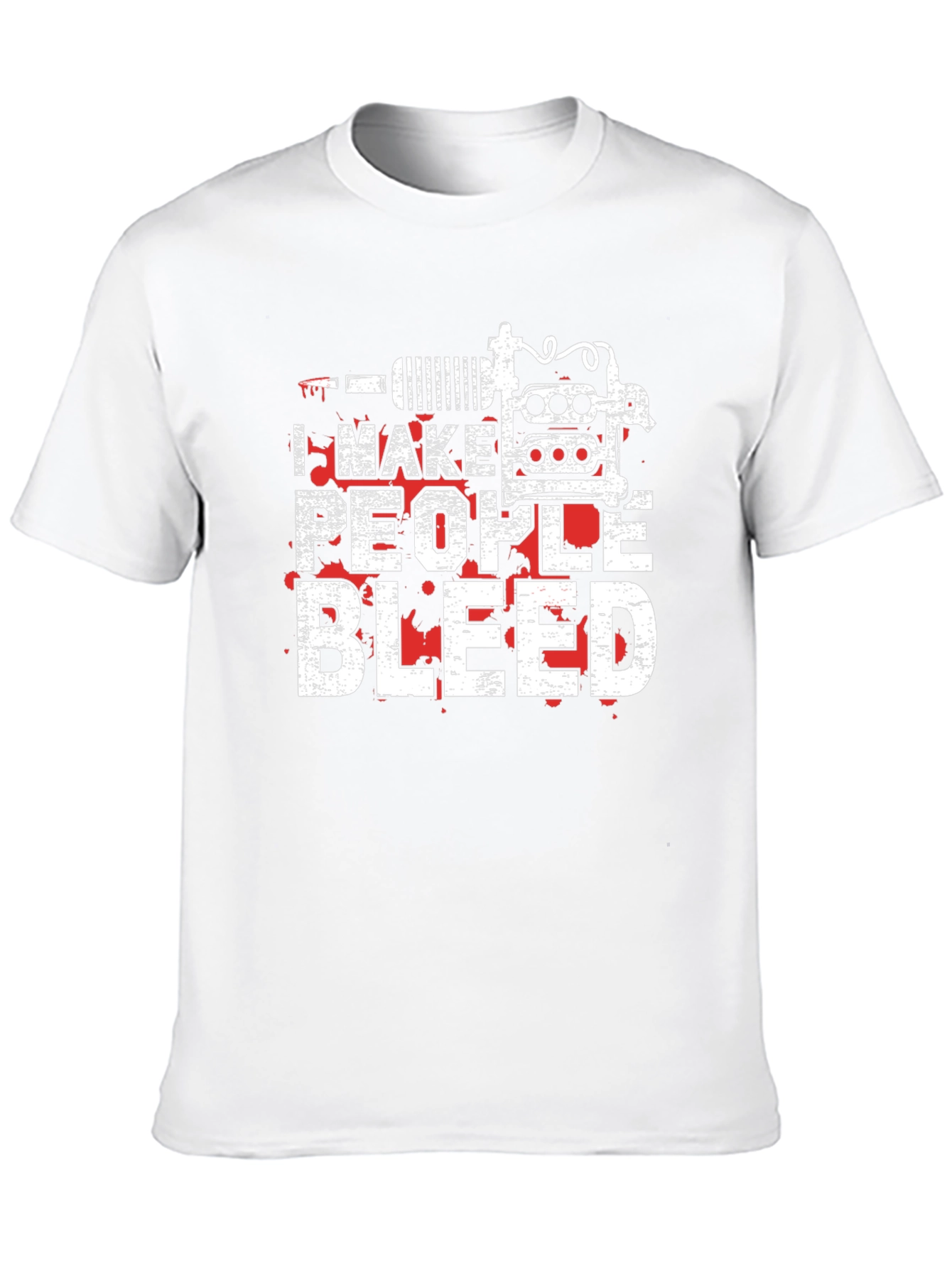I Make People Bleed Tattoo Artist Black T-Shirt