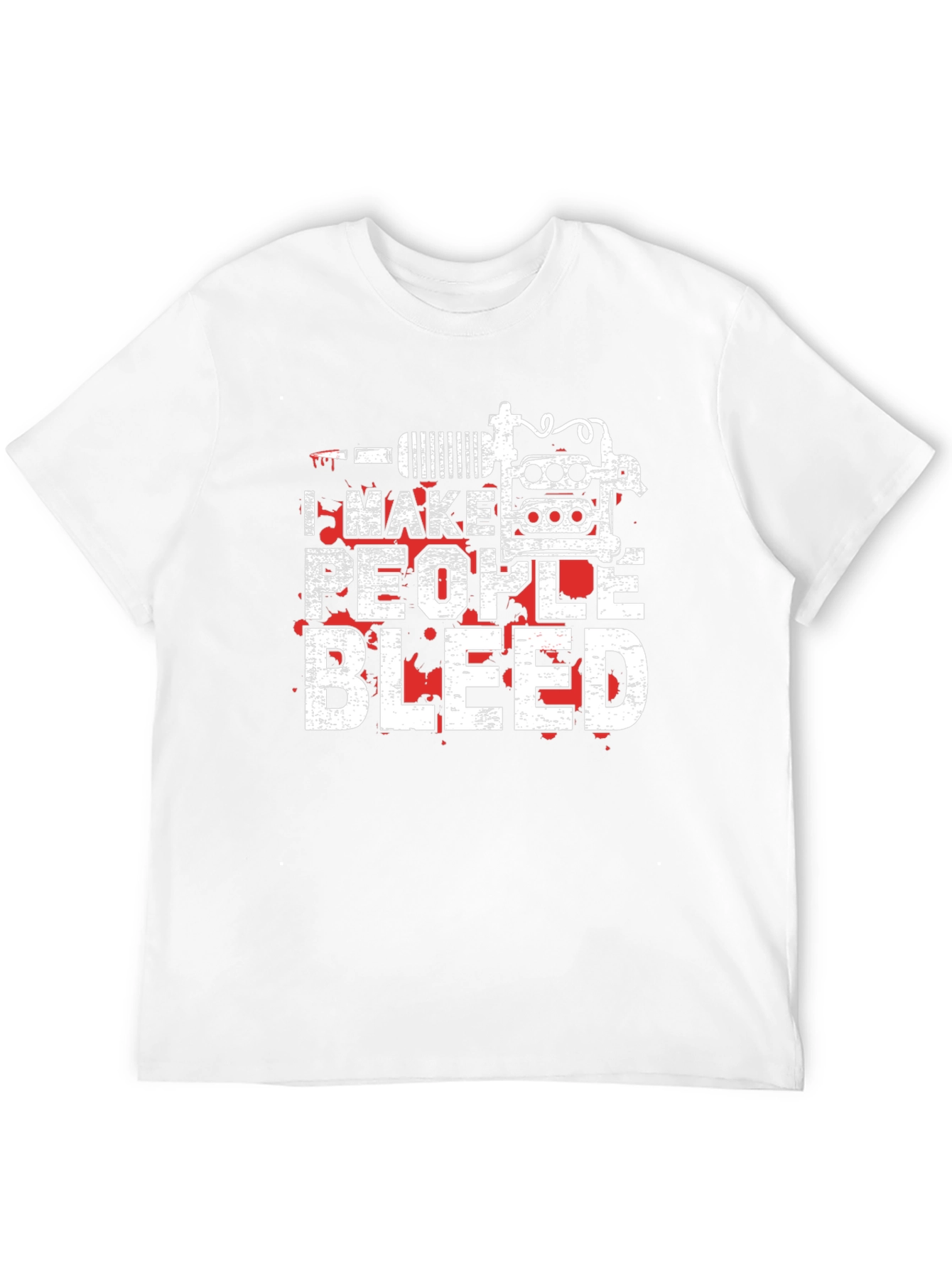 I Make People Bleed Tattoo Artist Black T-Shirt